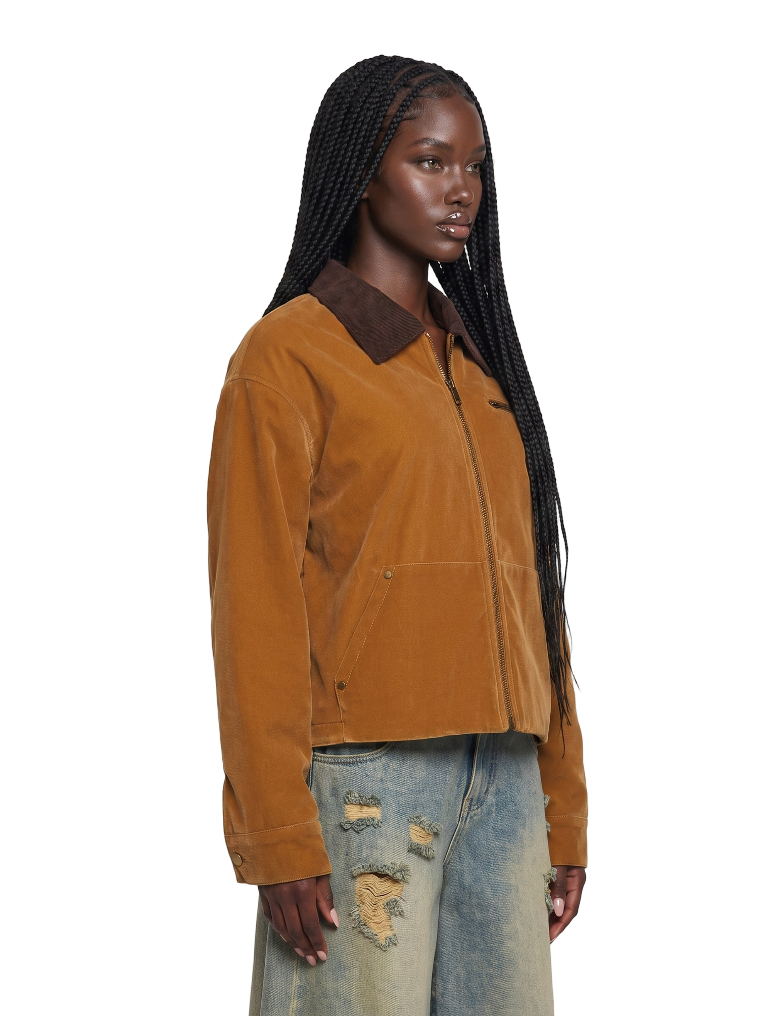 Fall Wanderer Cropped Workwear Jacket