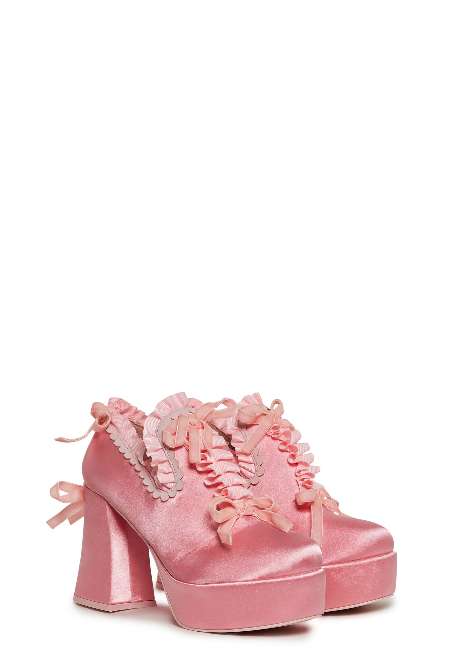 Bisou Baby Platform Heels - Pink