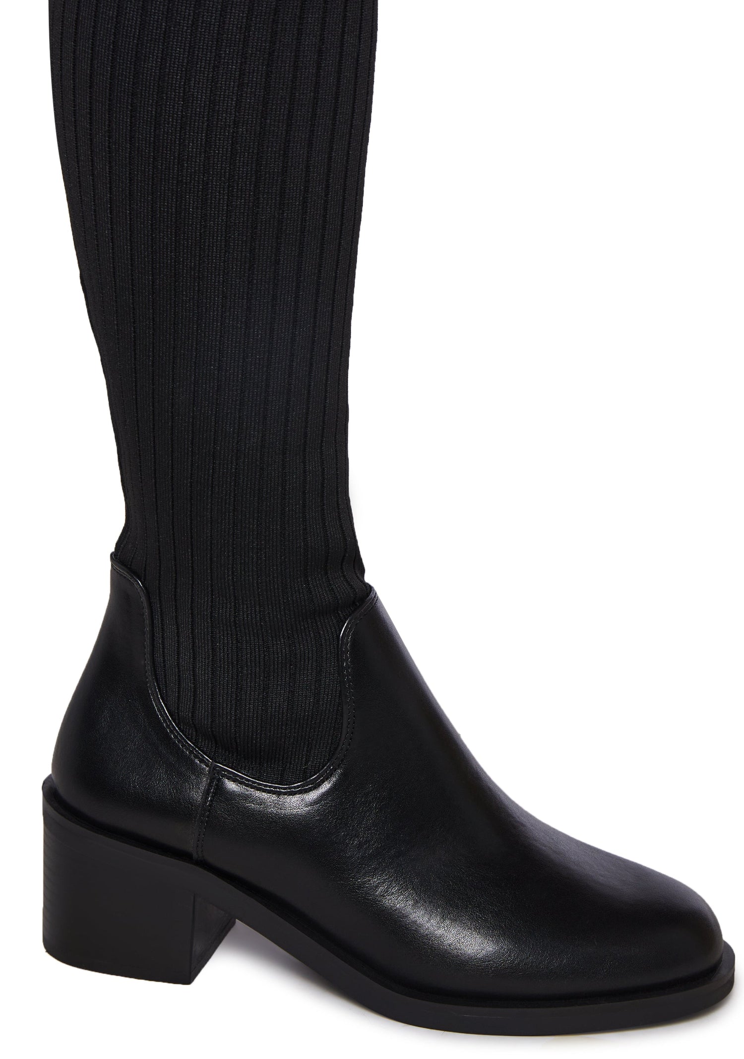 Total Rizz Knee High Boots - Black