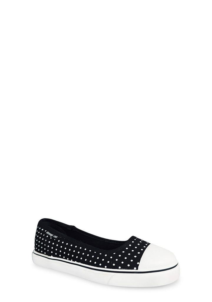 Emily Polka Dot Ballet Flat Sneaker Design
