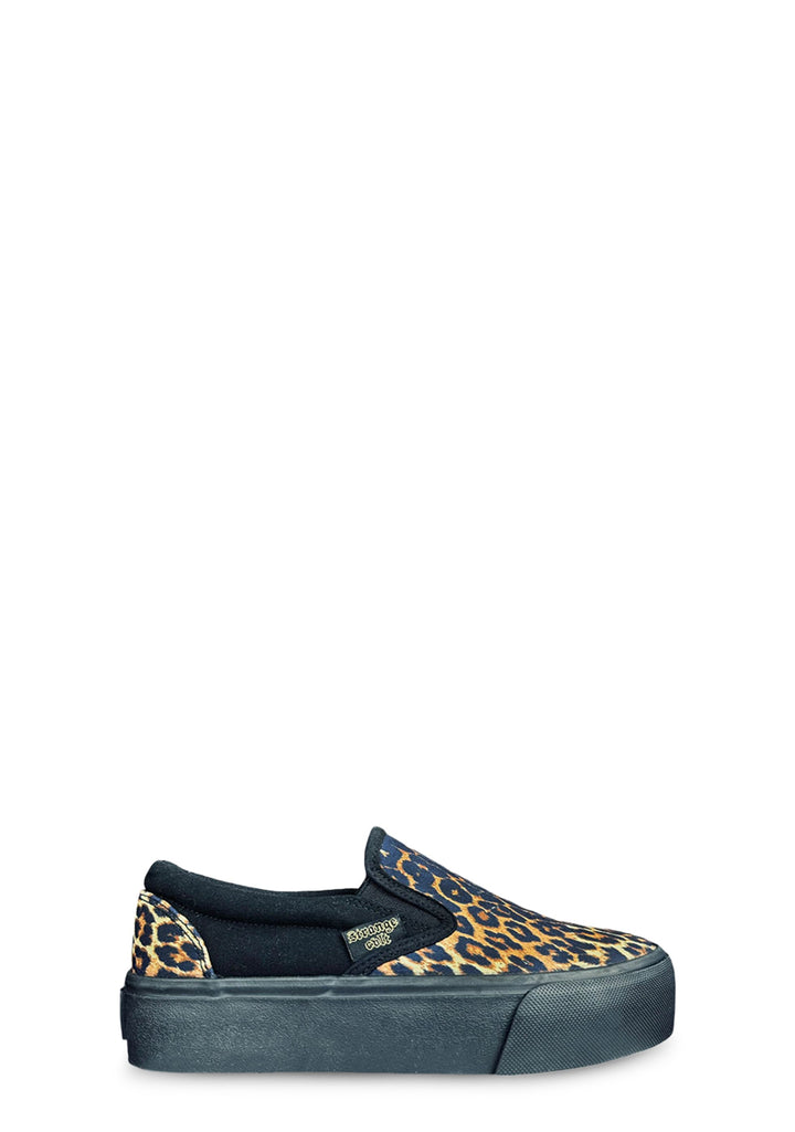 Chill Slip On Platform Shoe - Leopard