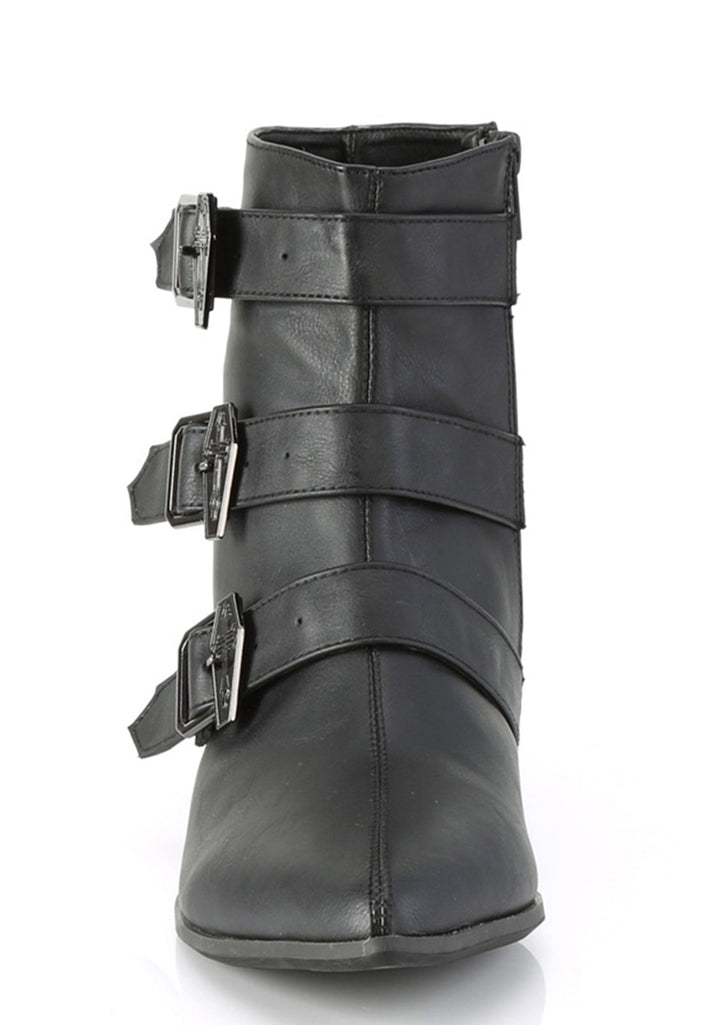 Warlock-50-C Pointed Ankle Boots