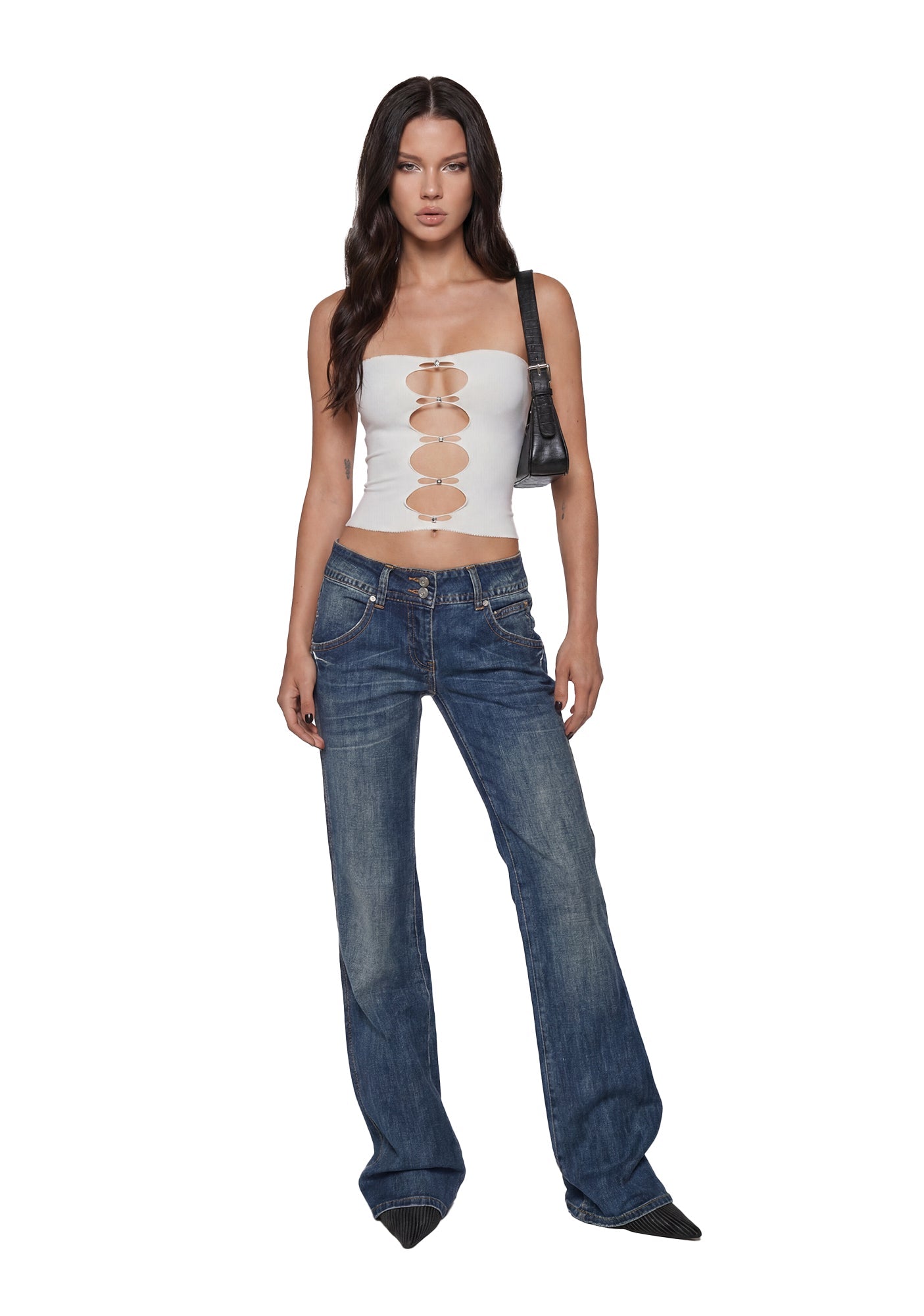 Arch Enemy Tube Top - Ivory