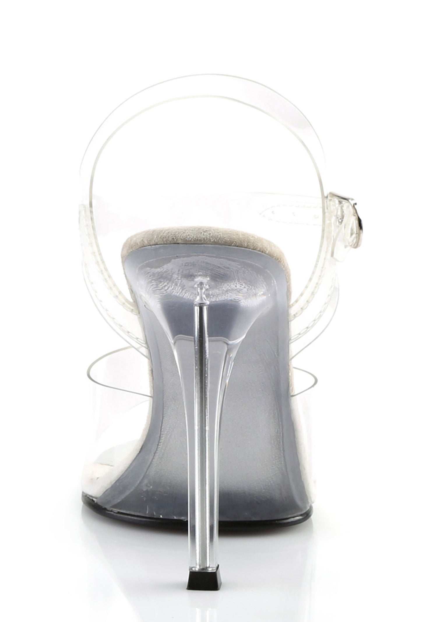 Gala-08 Ankle Strap Slides-Clear