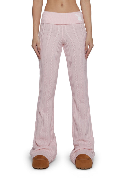 Cable Knit Yoga Pants