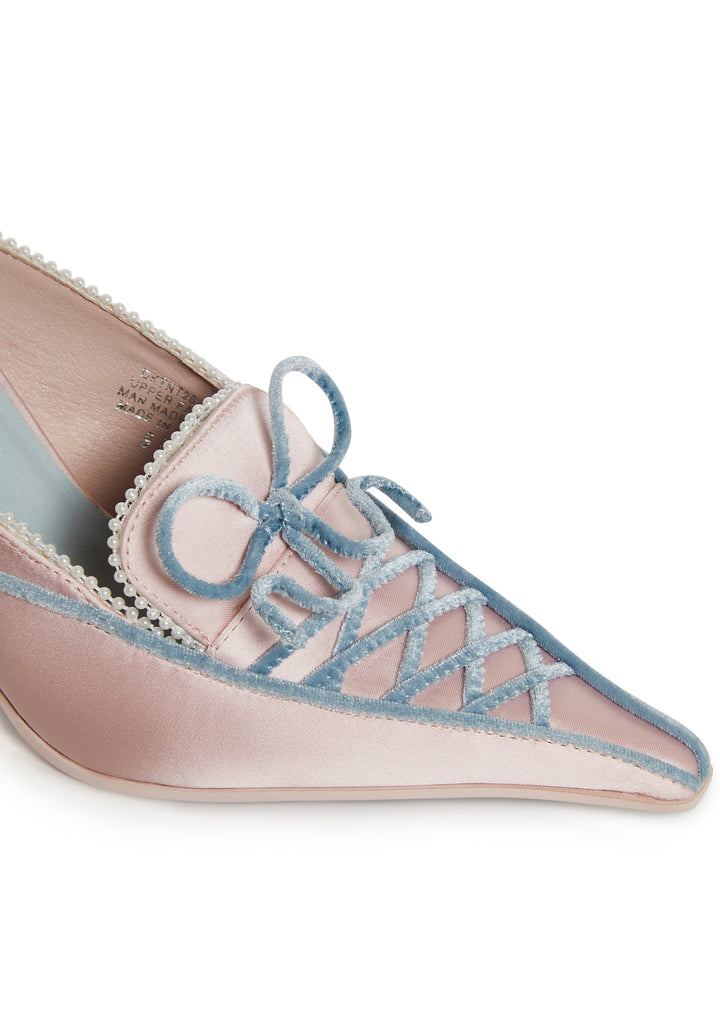 Victorian Mule Pointed Heels