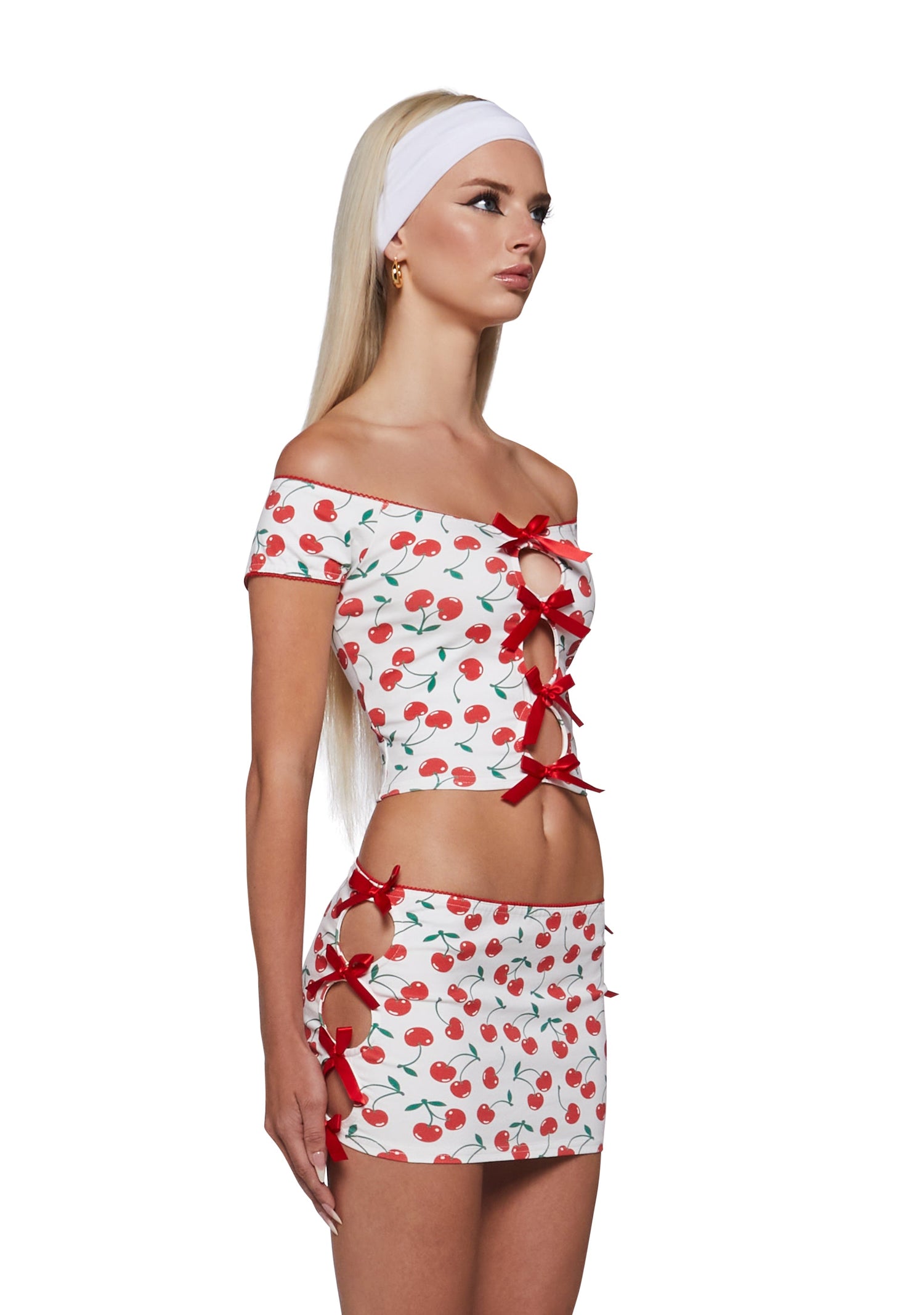 Sour Cherry Sweetheart Skirt Set