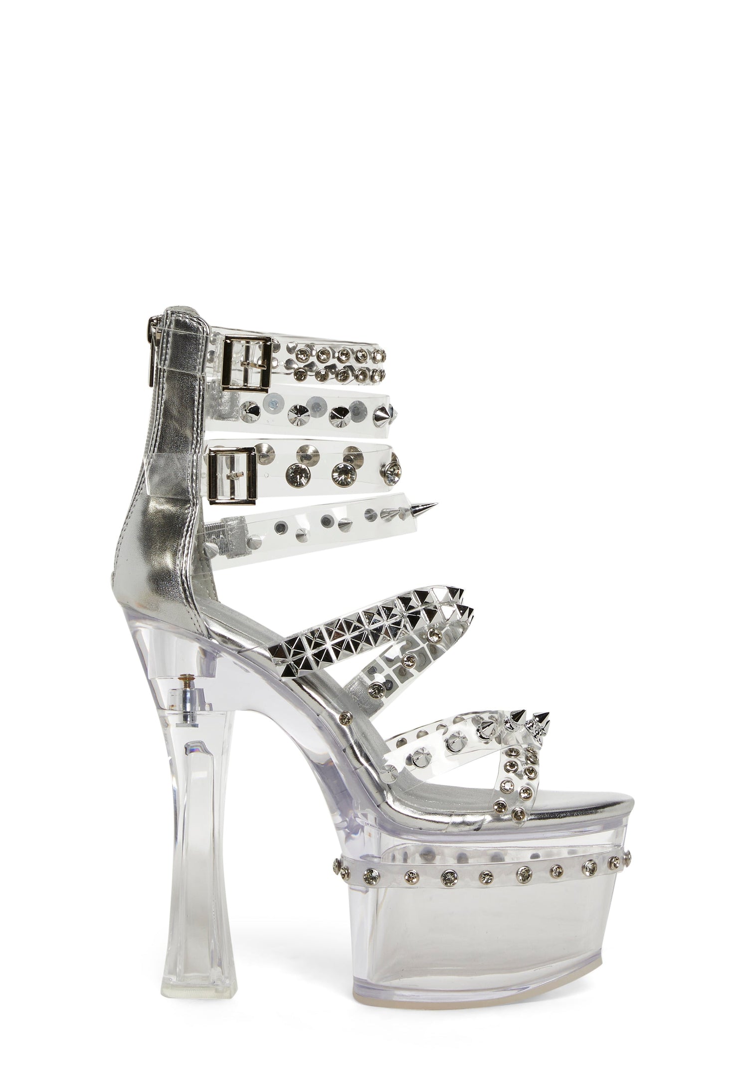 Twisted Danger Platform Heels