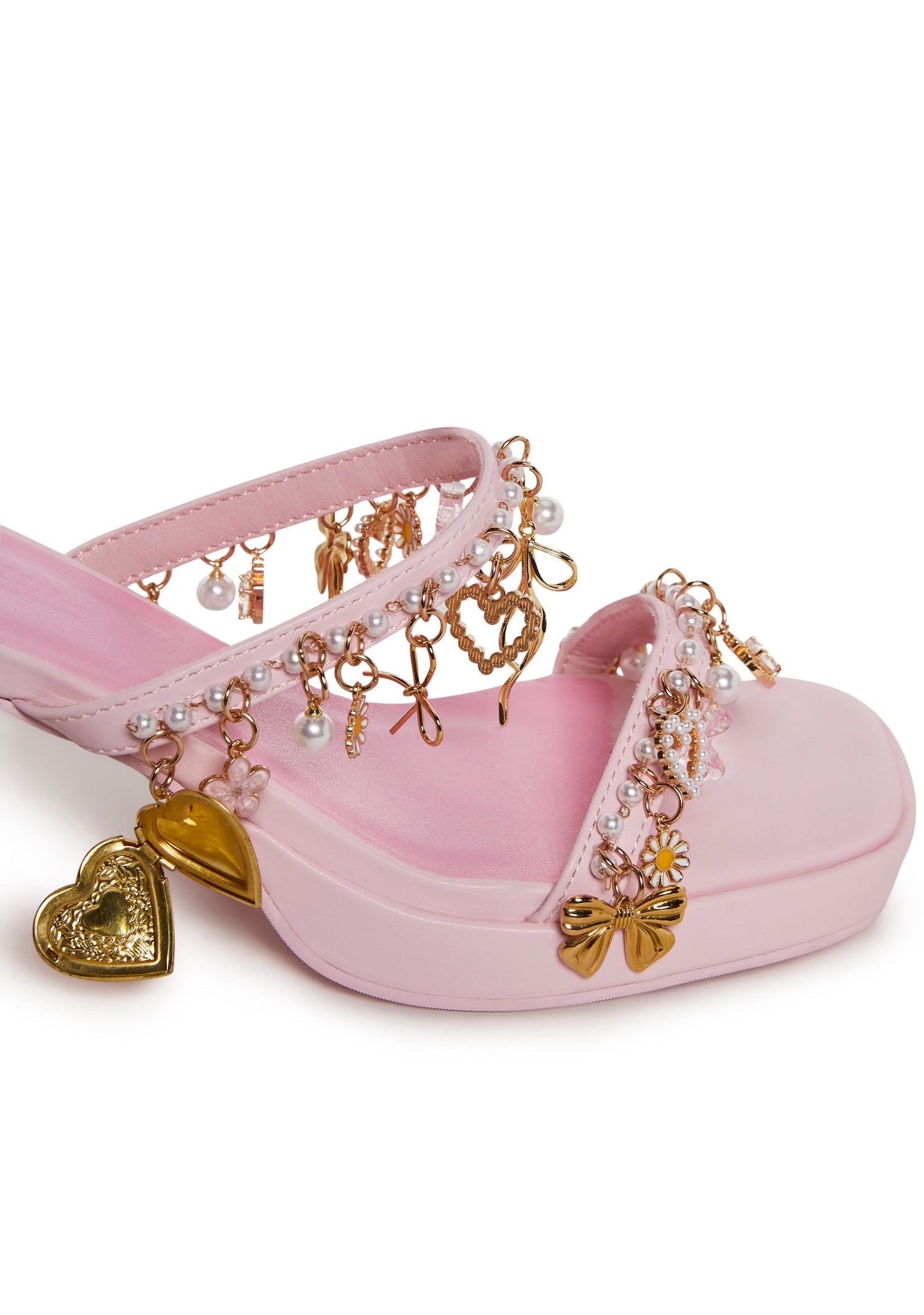 Charms and Cheer Sandals - Pink