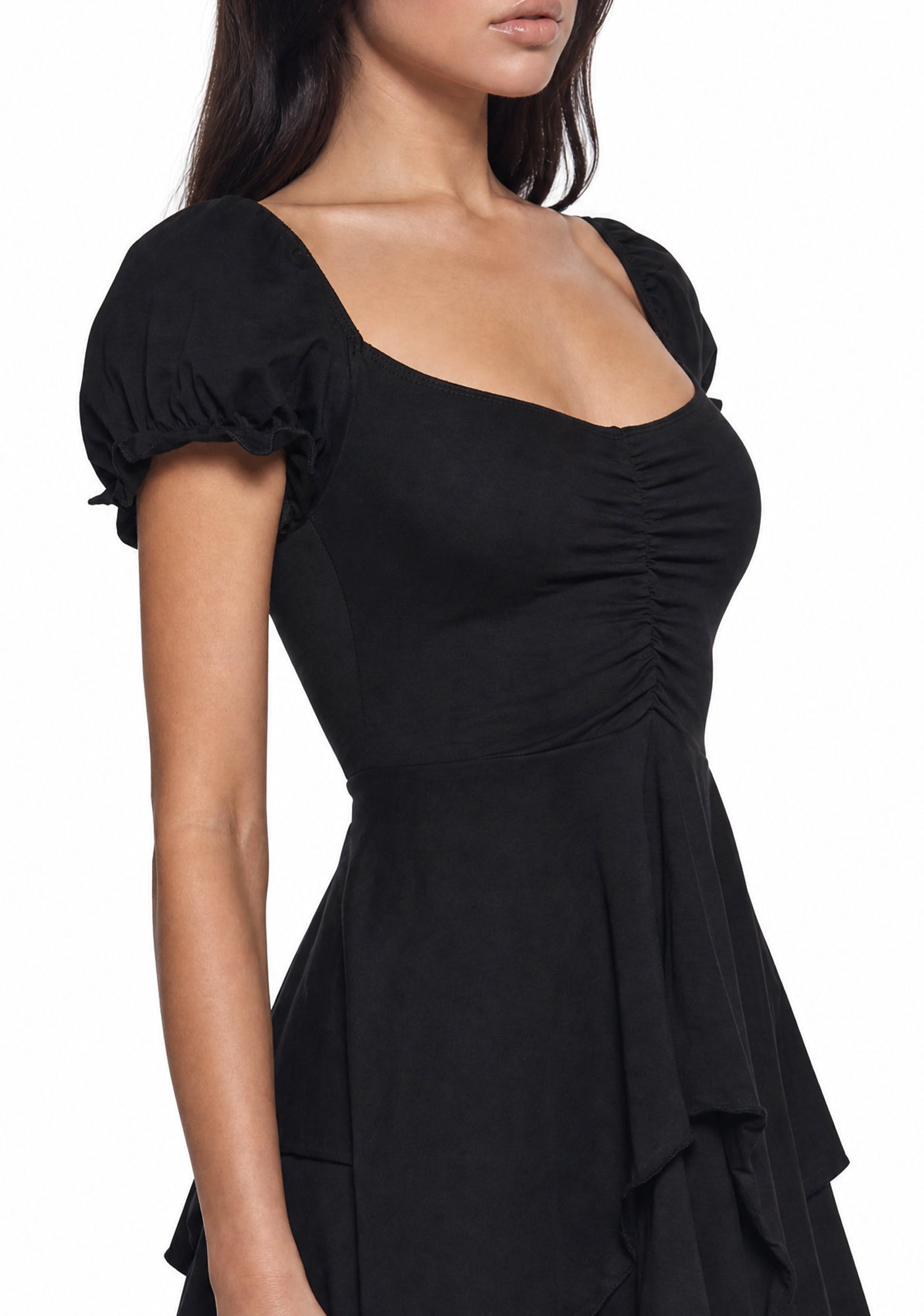 Chasin' Rainbows Mini Dress - Black