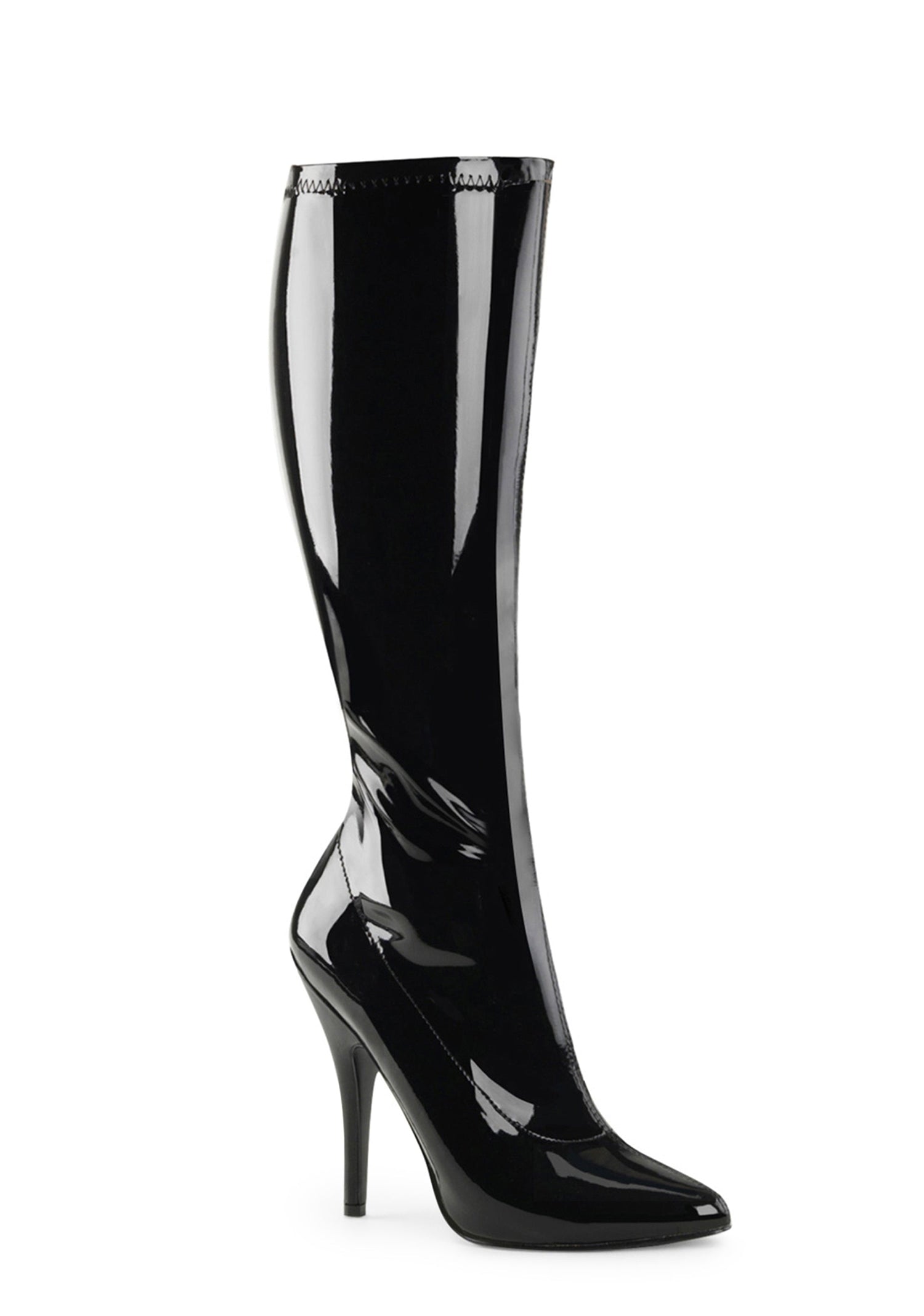 Seduce 2000 Patent Knee High Boots