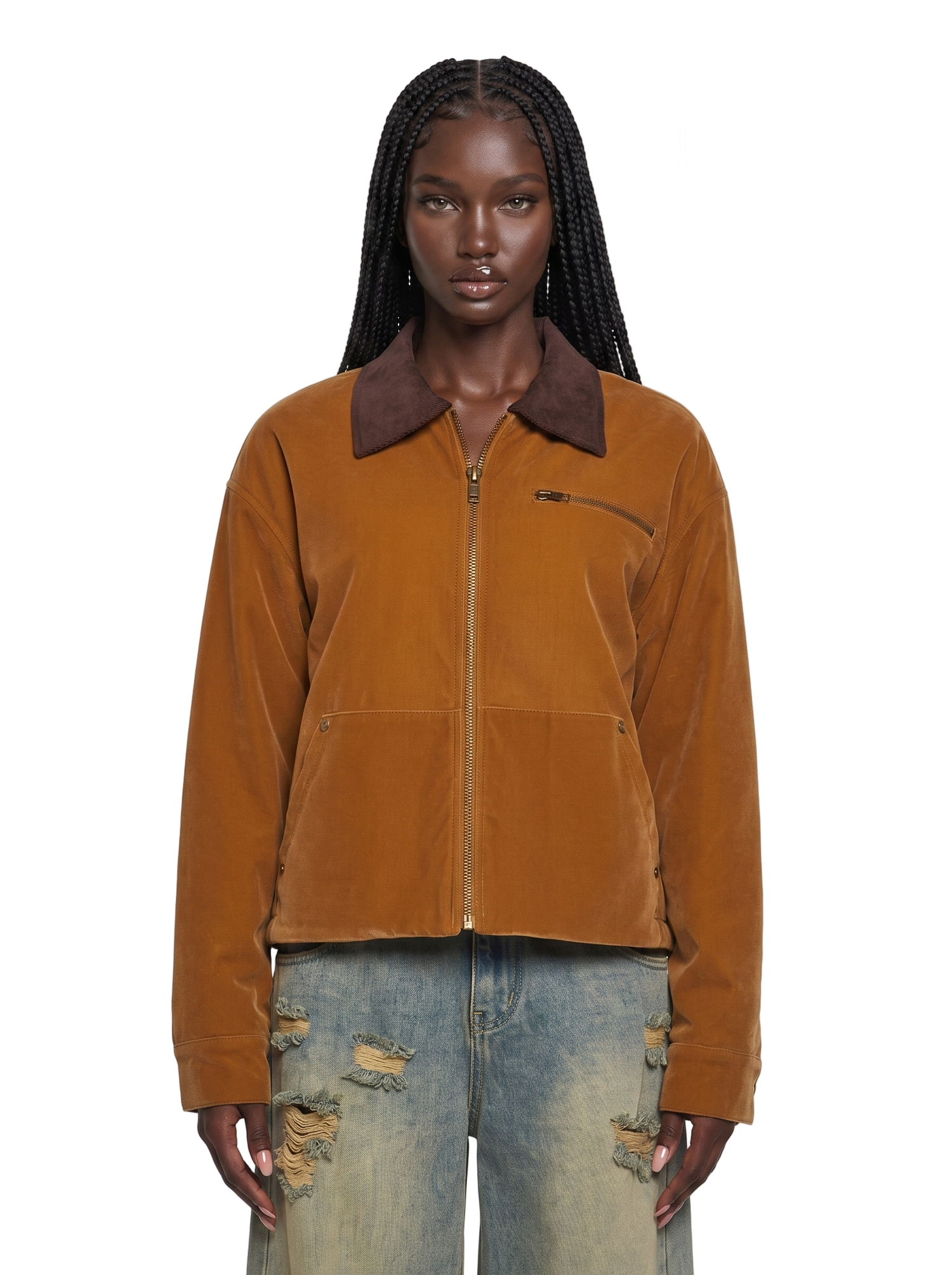 Fall Wanderer Cropped Workwear Jacket