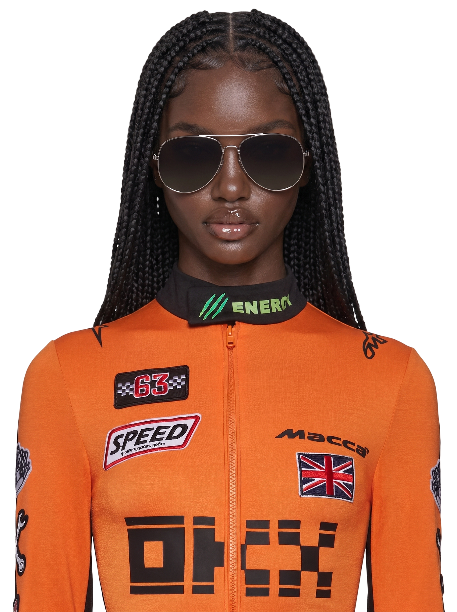 Race Car Driver Costume - Orange