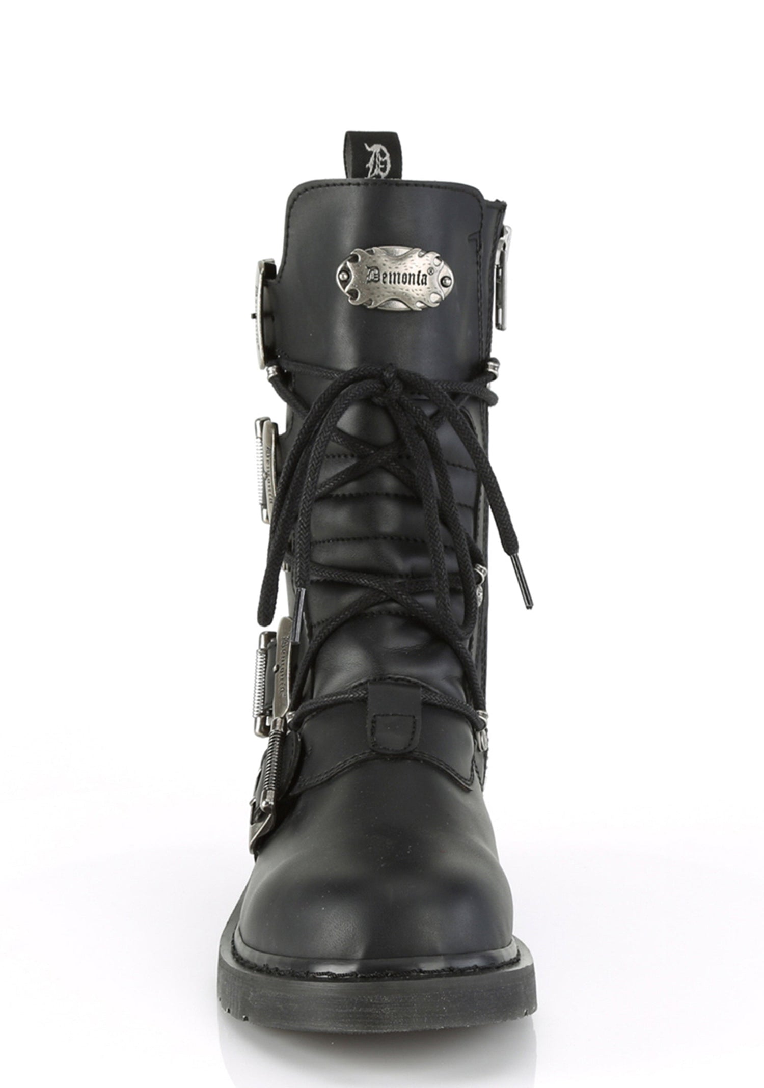 Bolt-265 Buckle Combat Ankle Boots