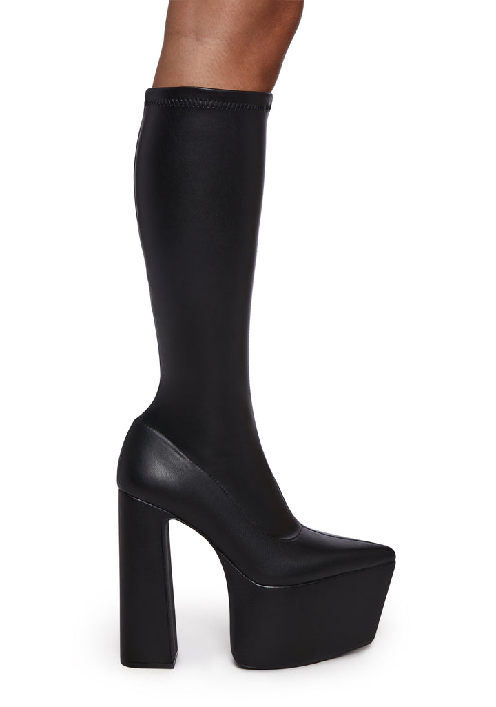 On Mute Stretch Platform Boots
