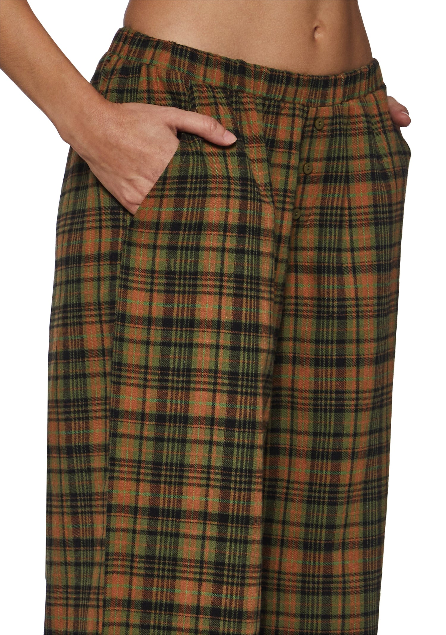 Plaid Boyfriend PJ Pants
