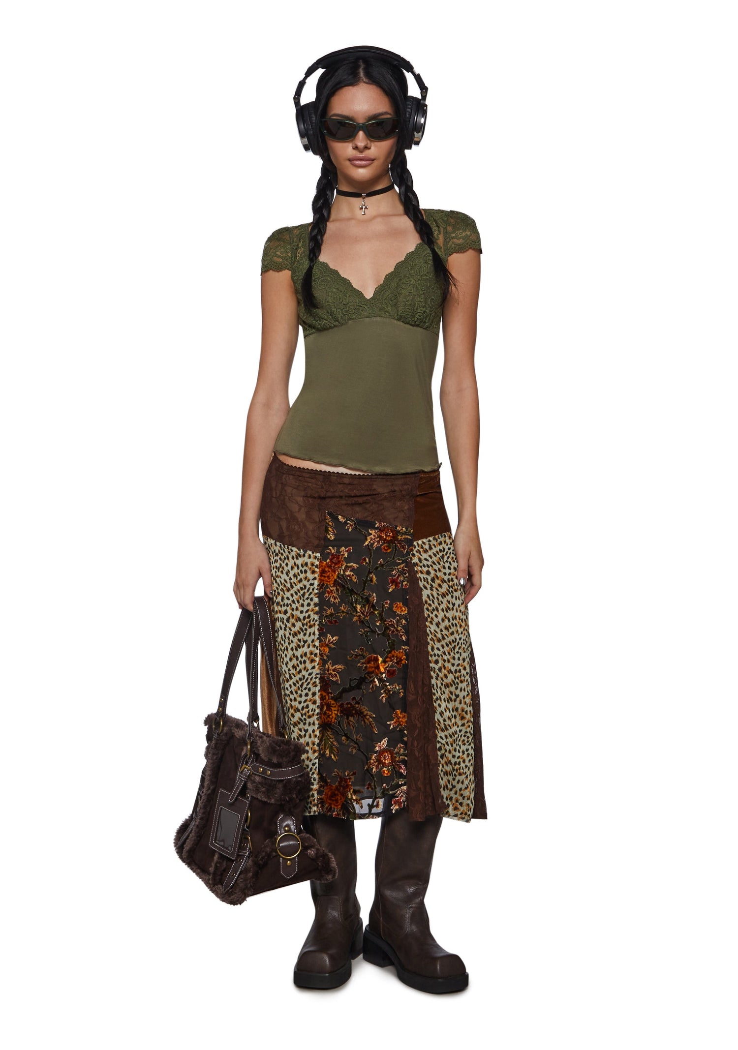 Top Romance Lace Top - Green