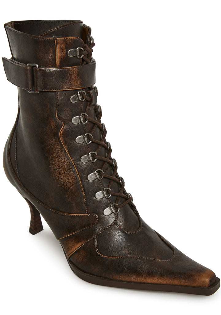 Leni Lace Up Boots