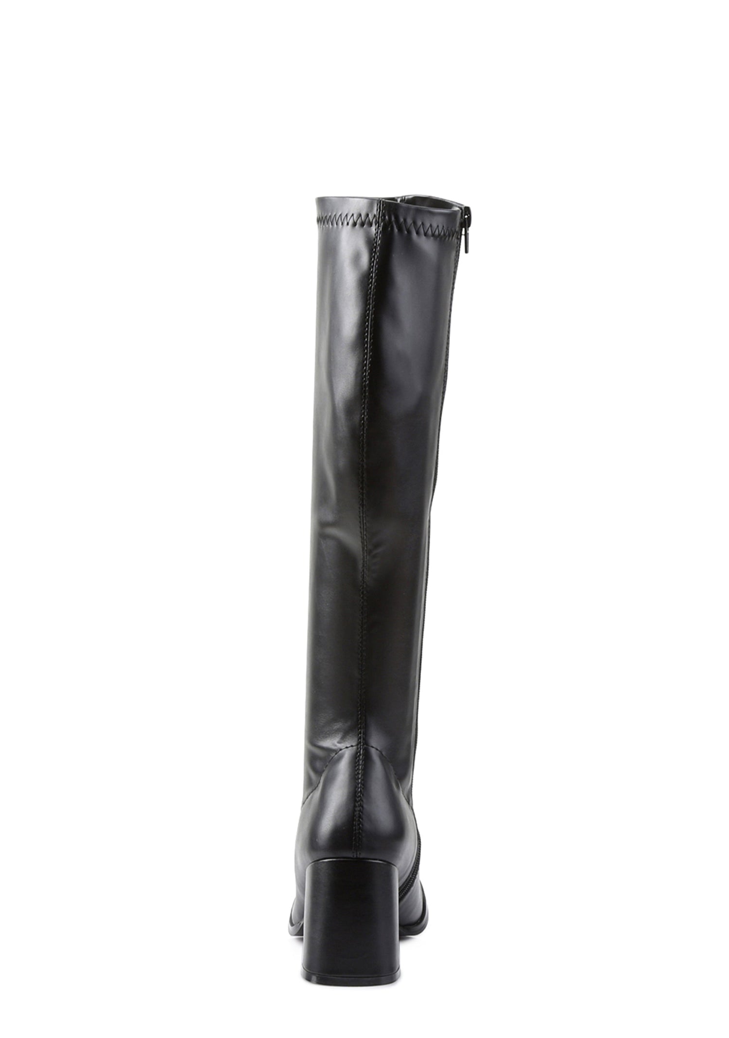 Gogo 300 Matte Knee High Boots - Black