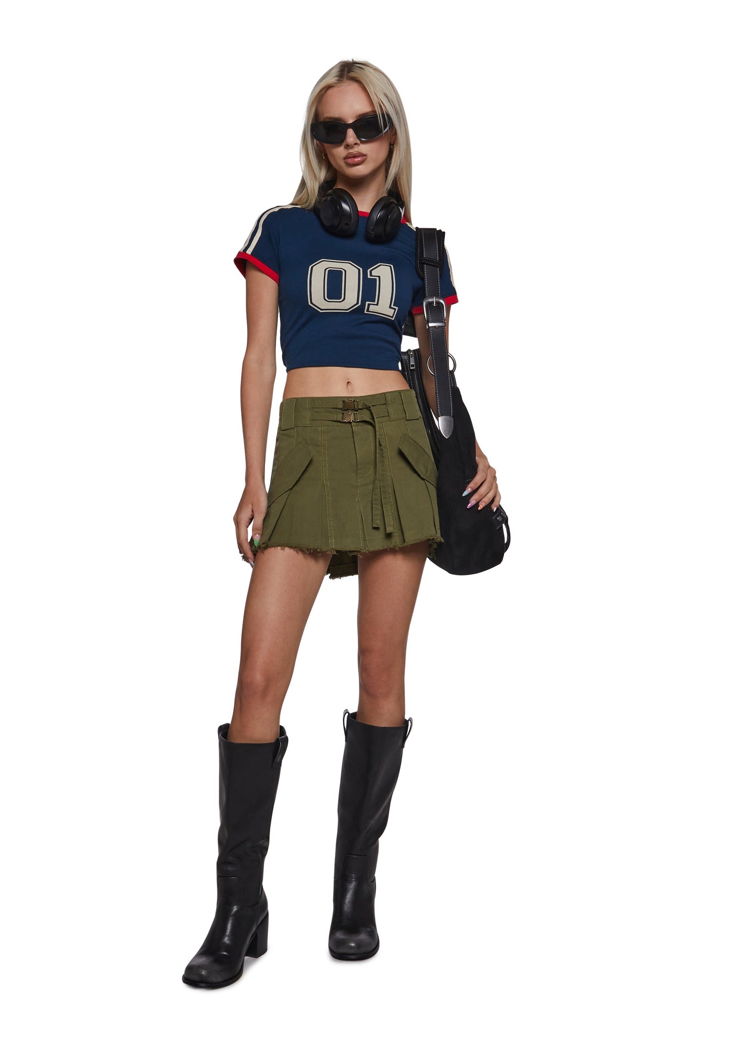 Flirt First Mini Cargo Skirt