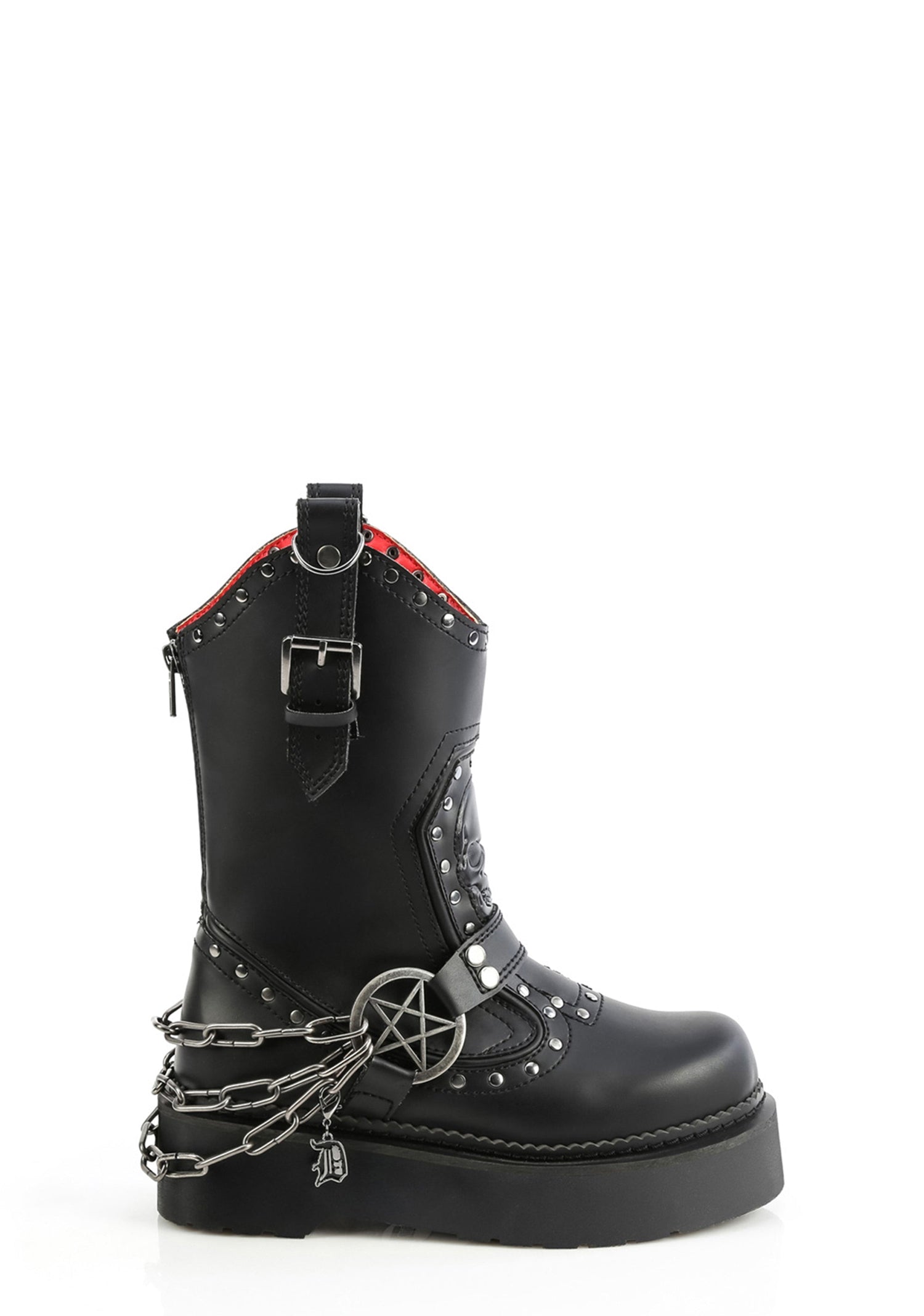 Rebel-56 Platform Embellished Cowboy Boots