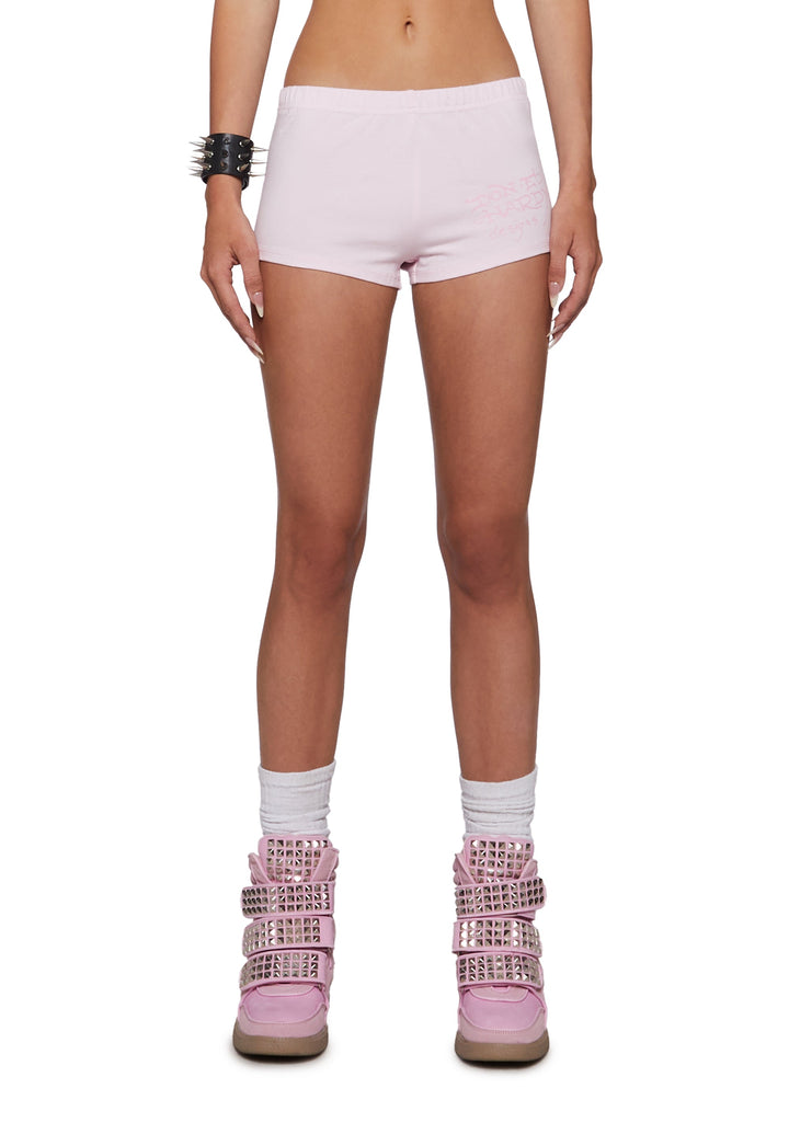 Pink Flame Booty Biker Short