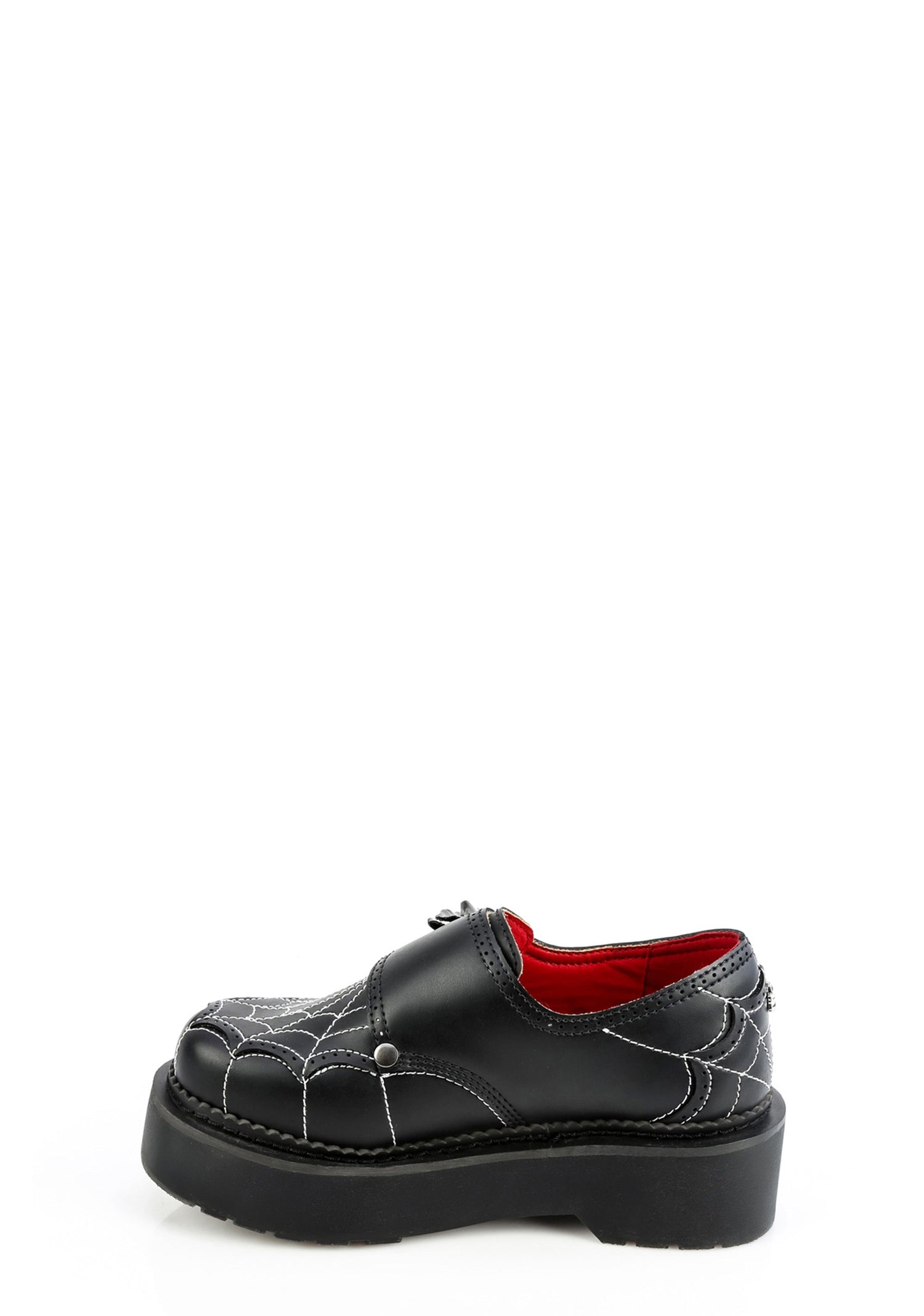 Rebel-03 Platform Spiderweb Oxford Shoes