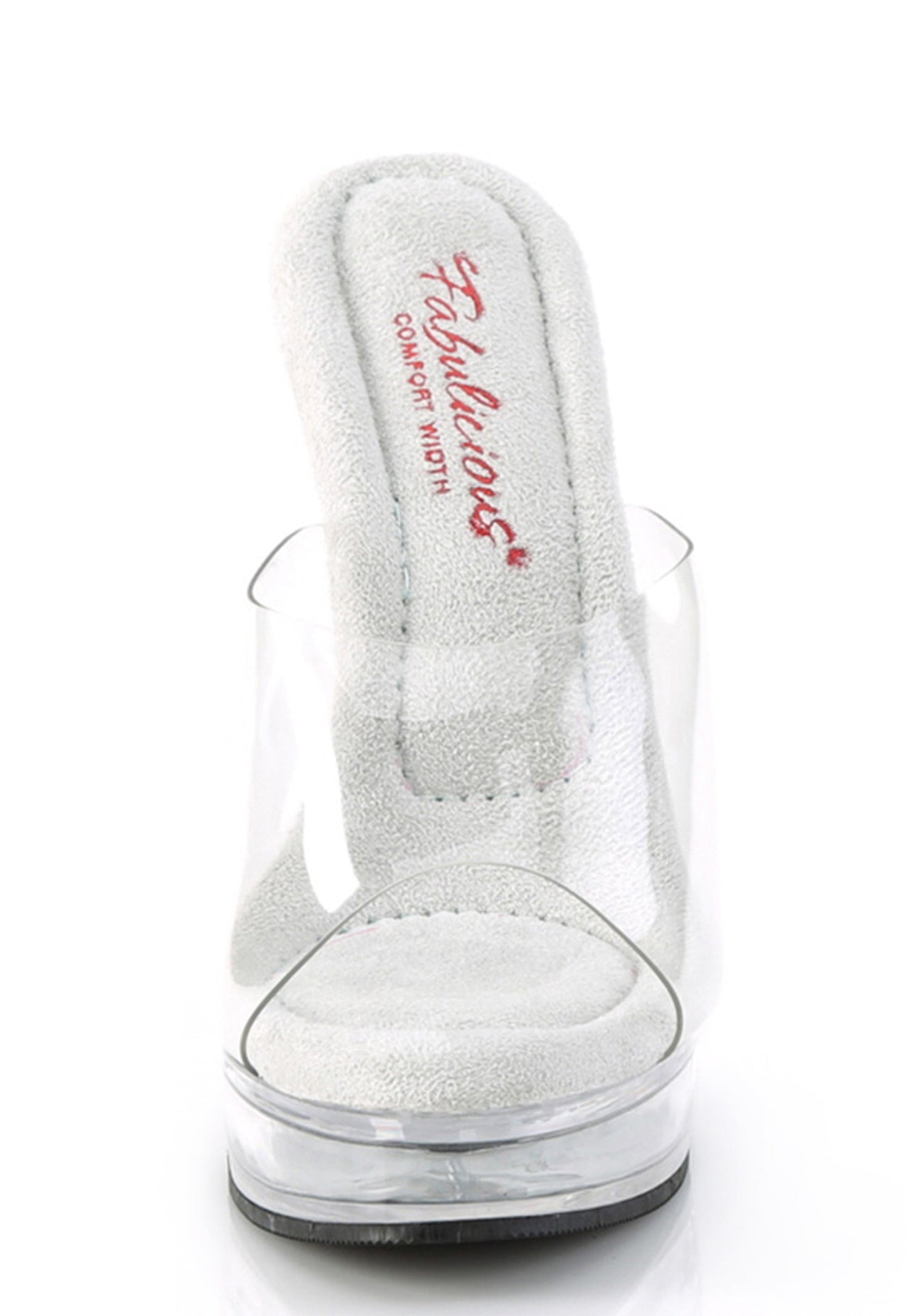 Majesty-501 Platform Slide-Clear