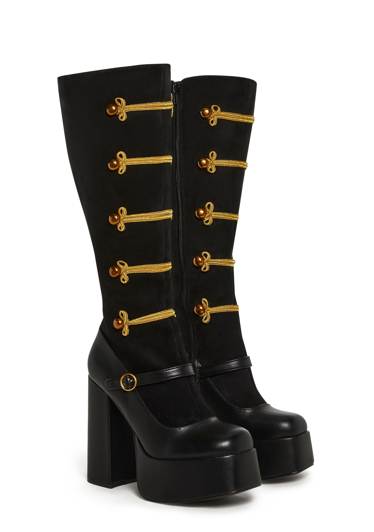 Queens Guard Military Platform Boots
