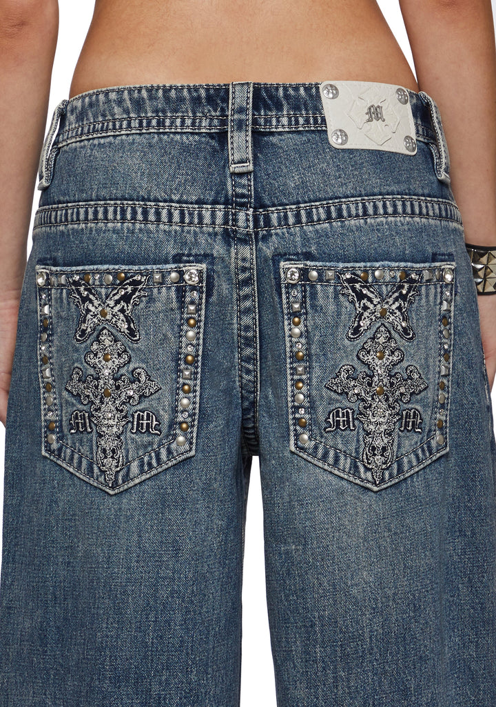 Nocturne Low Rise Baggy Jeans