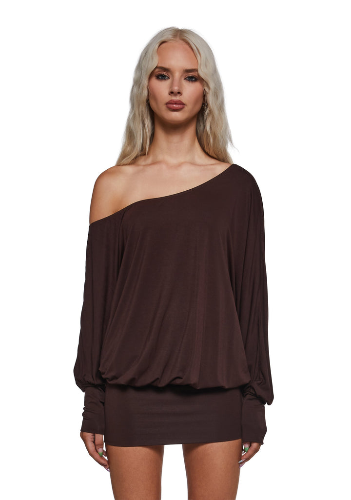 Milana Mini Dress - Brown