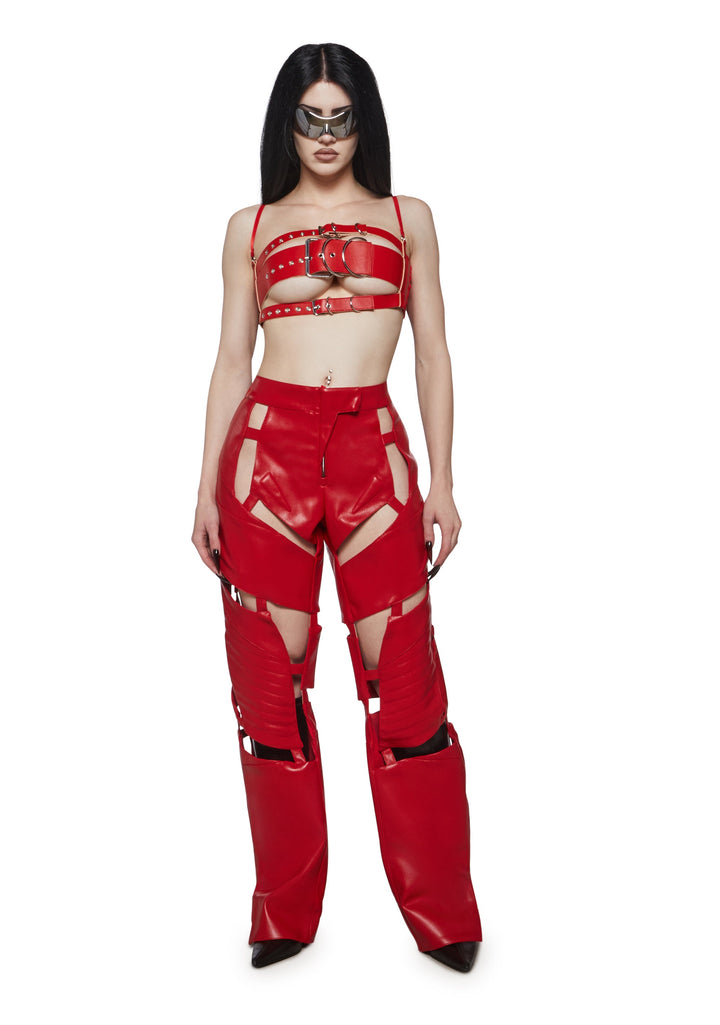 Biker Floating Pants - Red