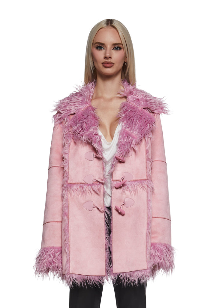 Secret Of Patience Toggle Jacket - Pink