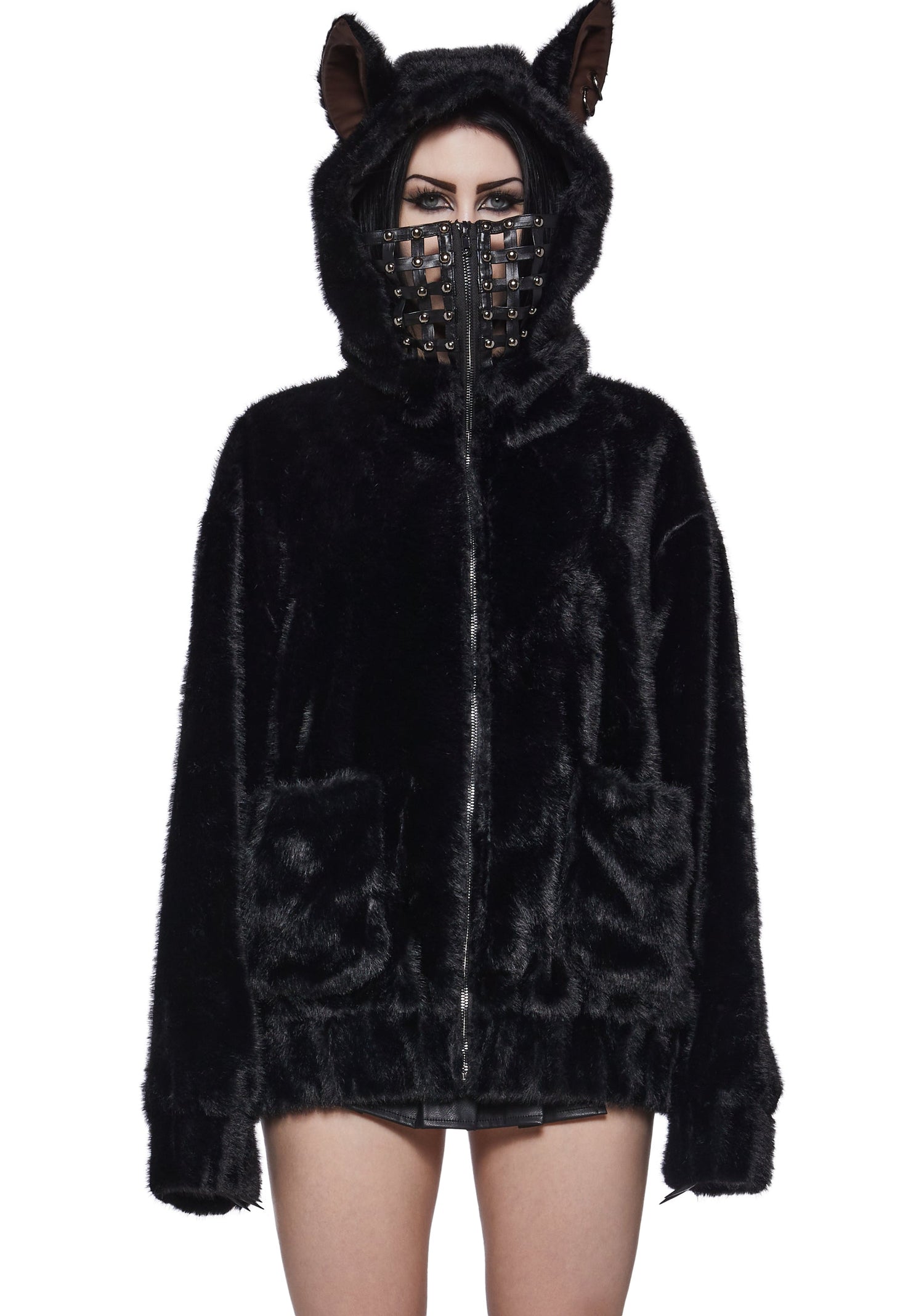 Hell Hound Fur Oversized Hoodie