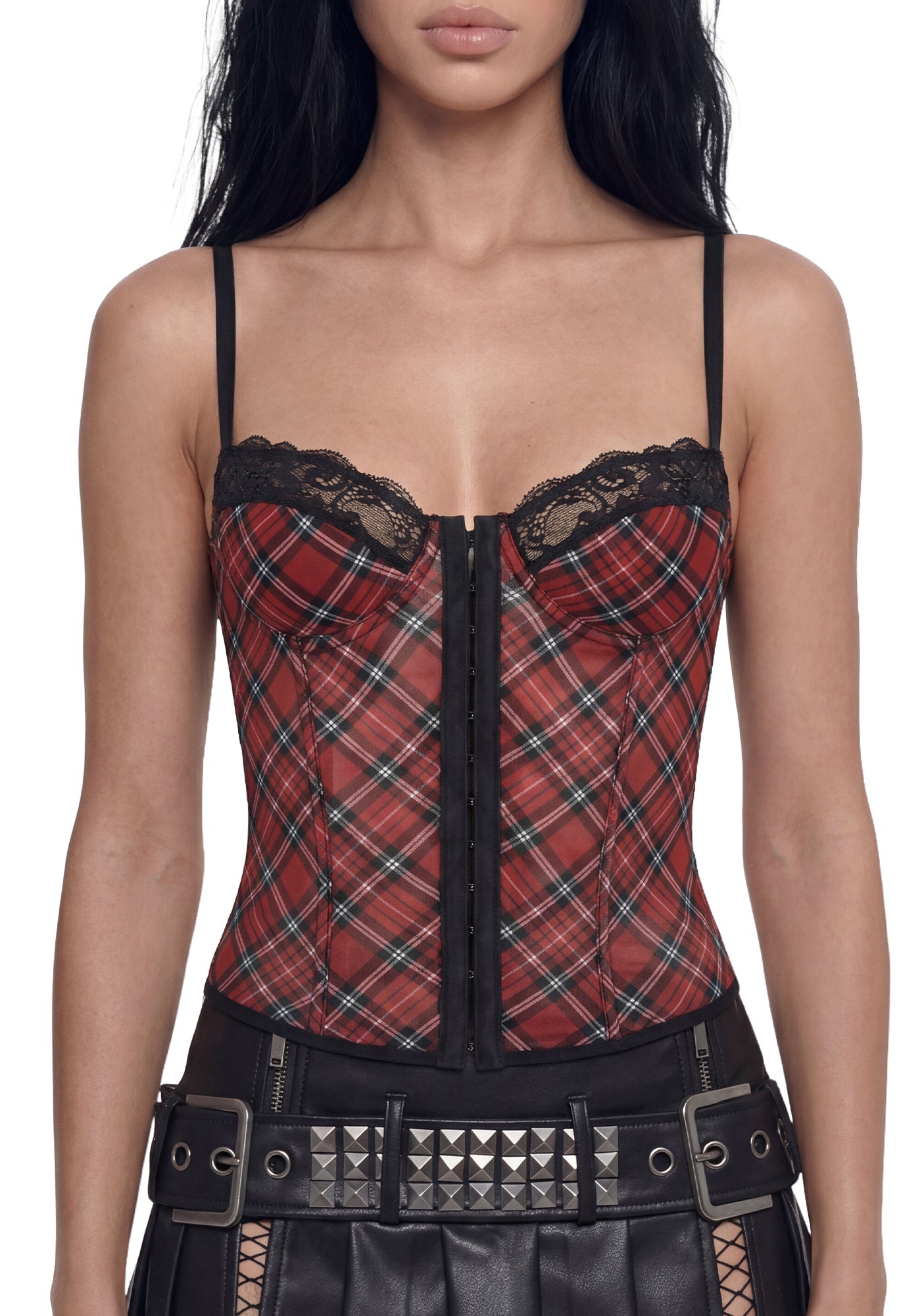 Royal Tartan Corset Top