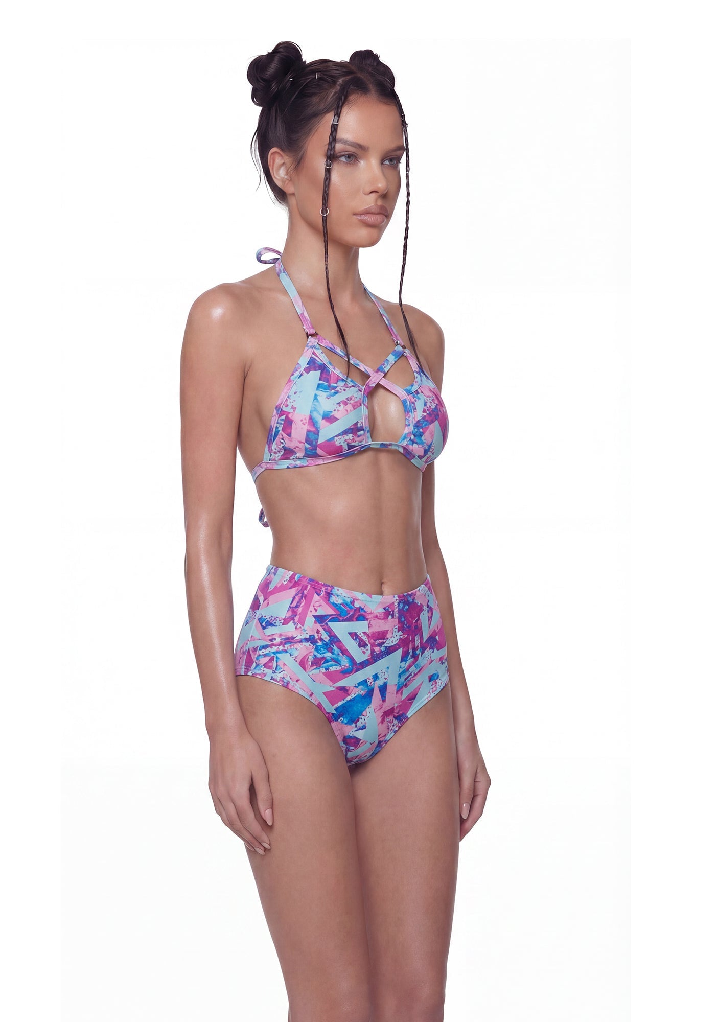 Pastel Pop Criss-Cross Top