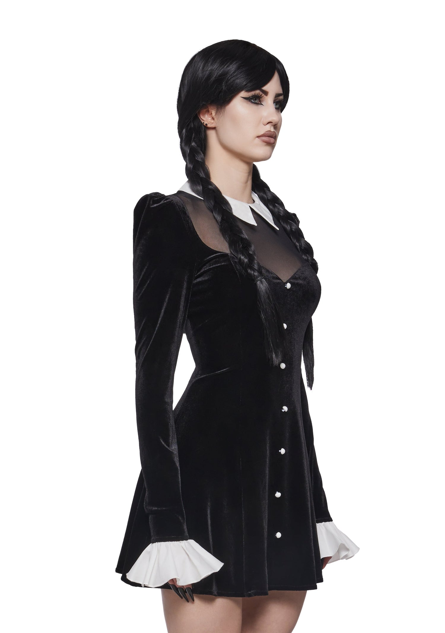 Goth School Girl Dress Costume