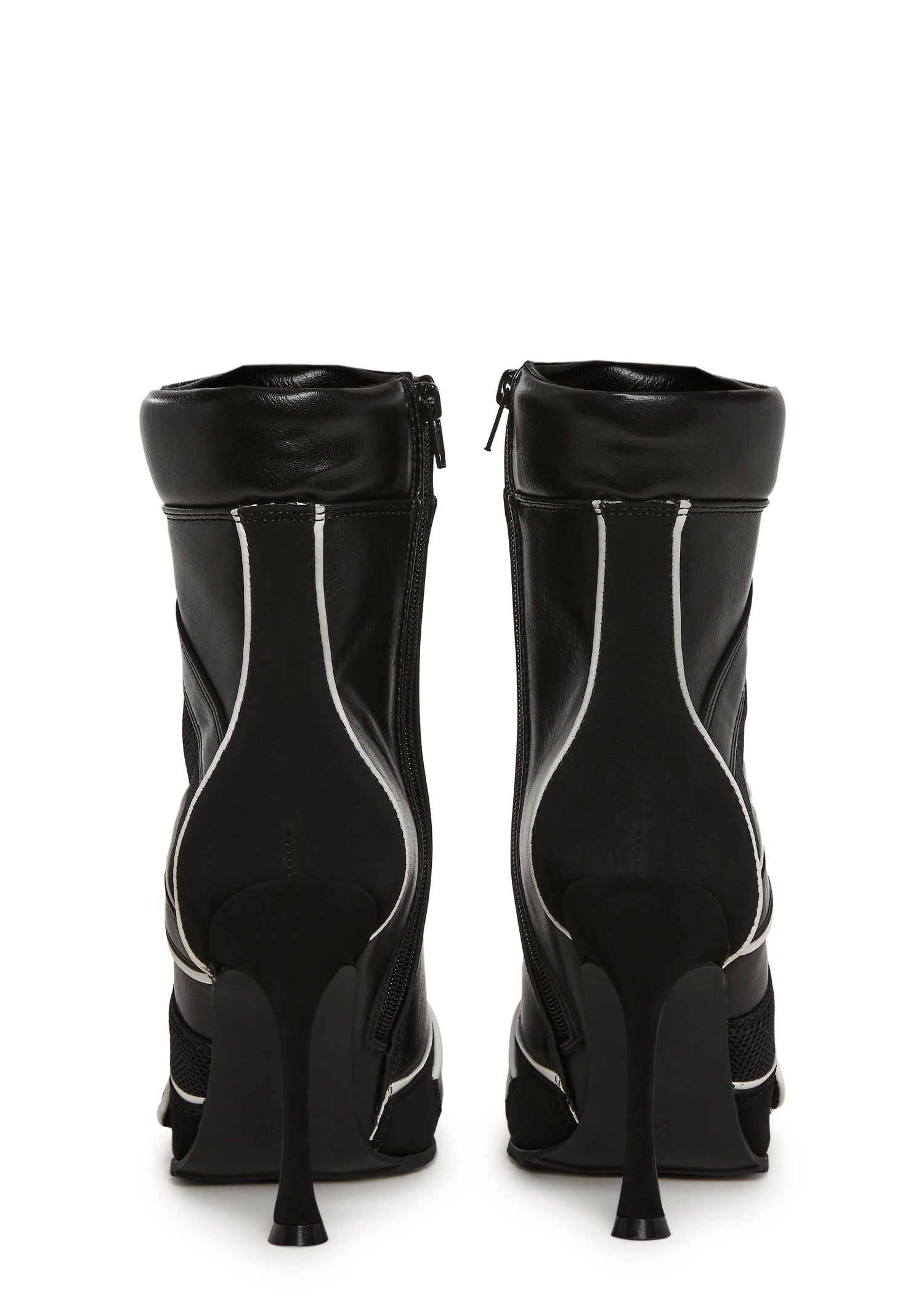 Knockout Sneaker Boot Heels - Black