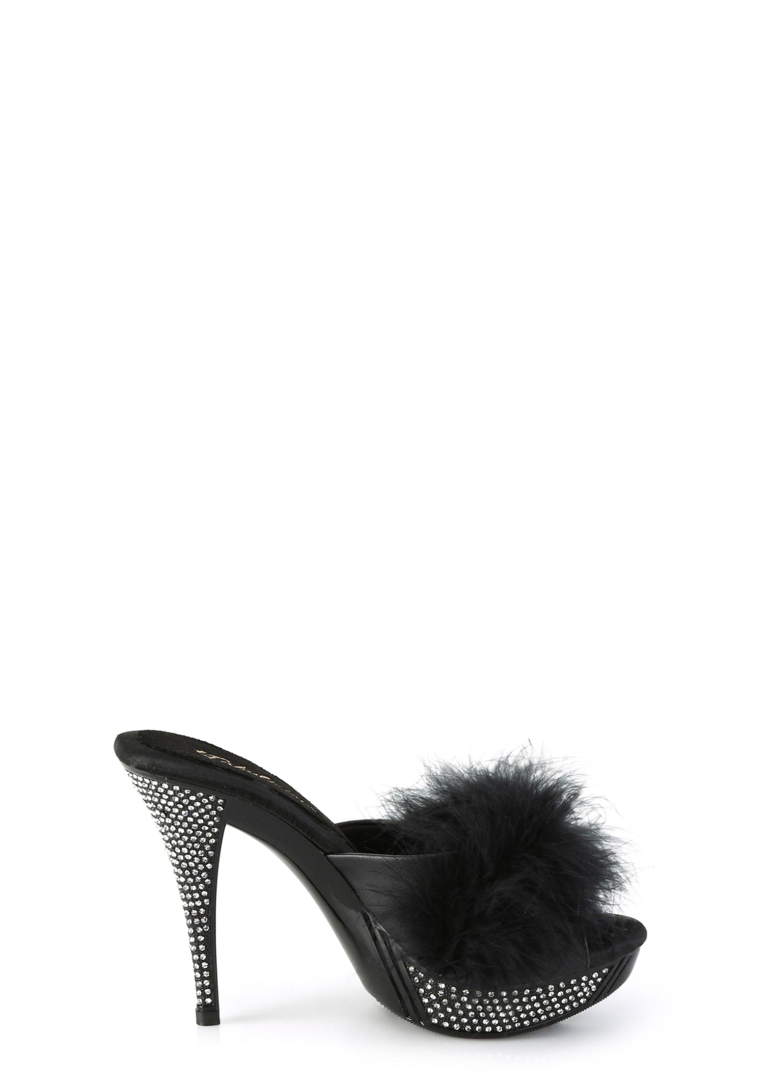 Elegant-401F Marabou Heels