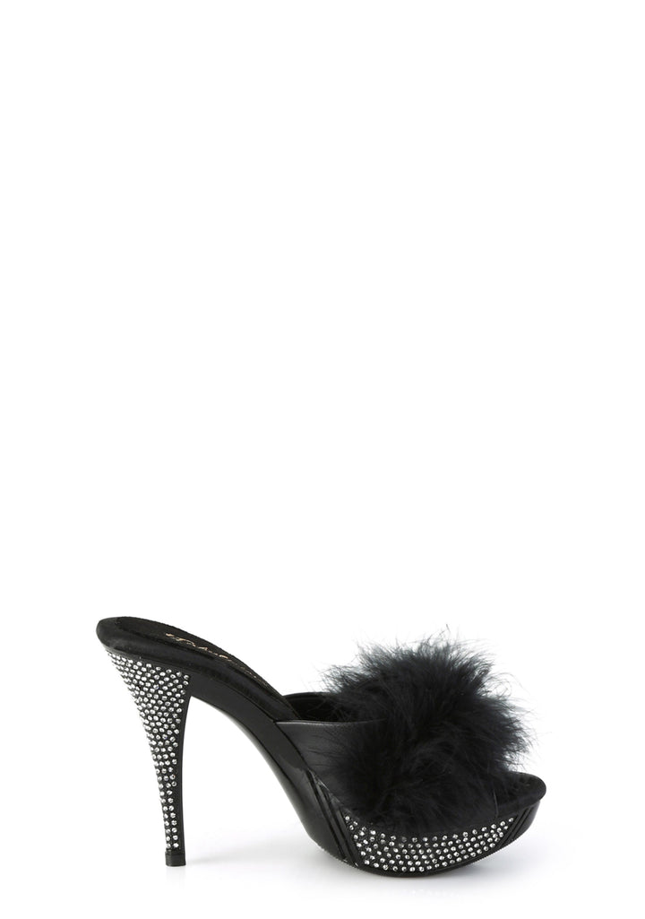 Elegant-401F Marabou Heels