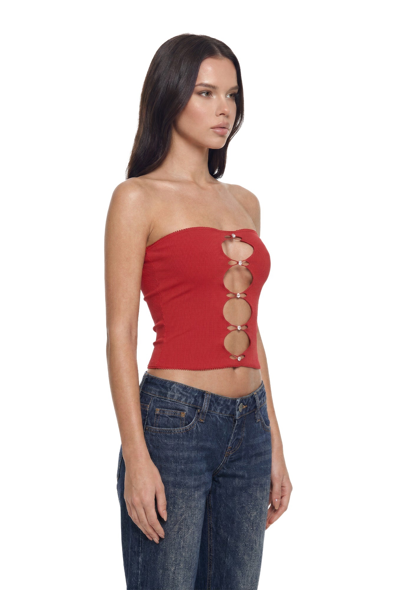 Arch Enemy Tube Top - Red