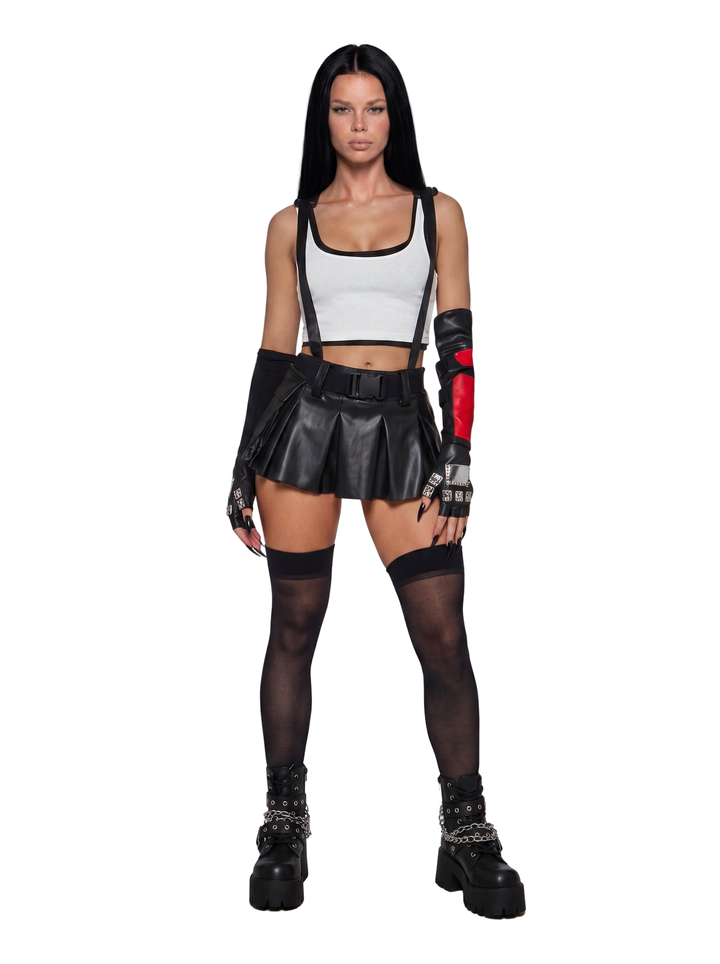 Fantasy Fighter Game Costume
