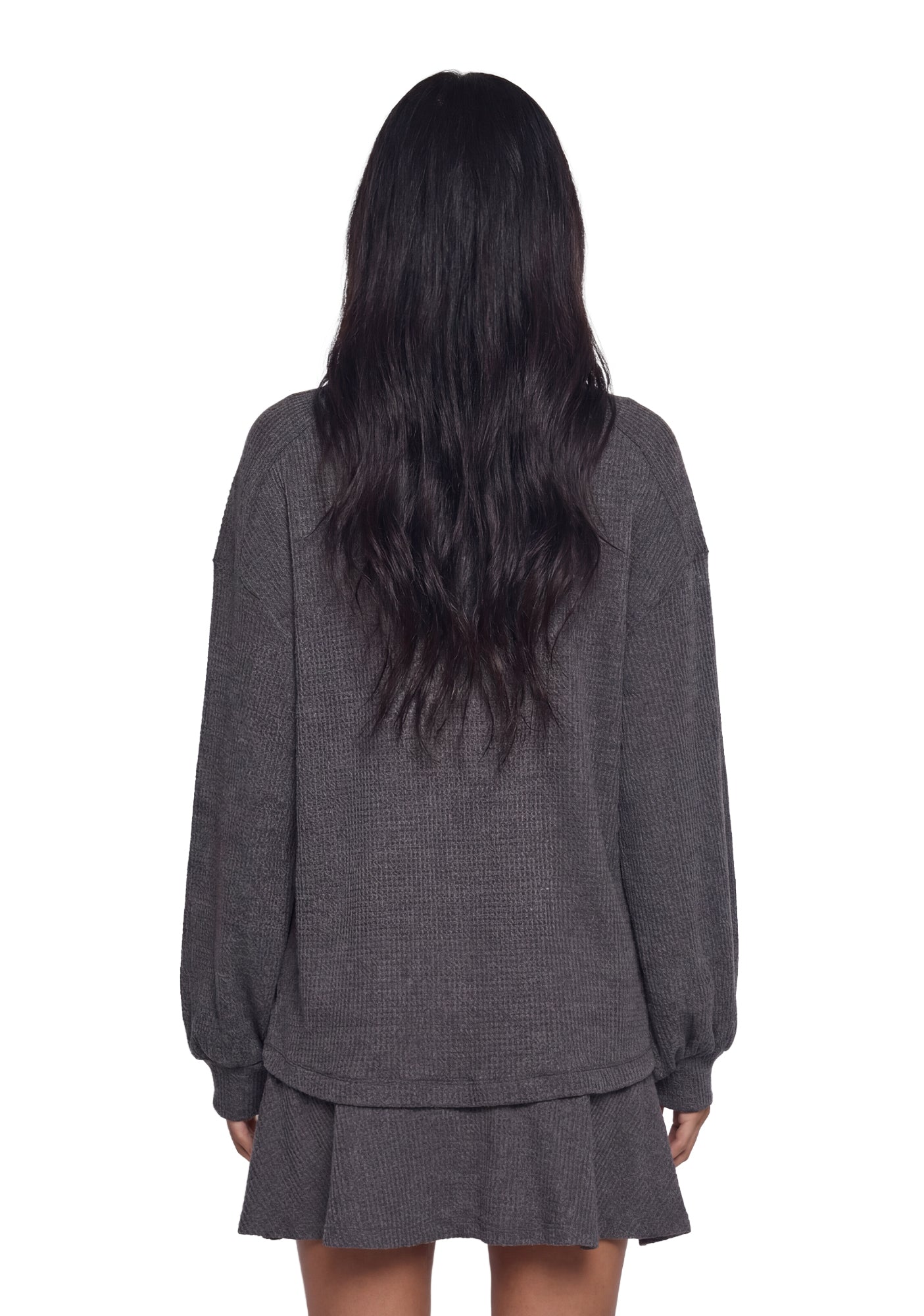 First Glances Trapeze Dress - Gray