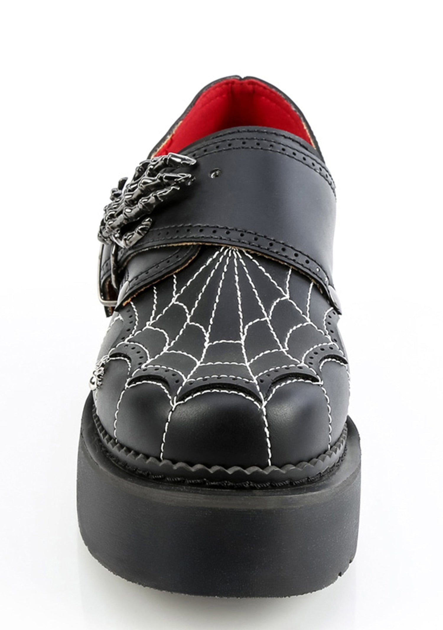 Rebel-03 Platform Spiderweb Oxford Shoes