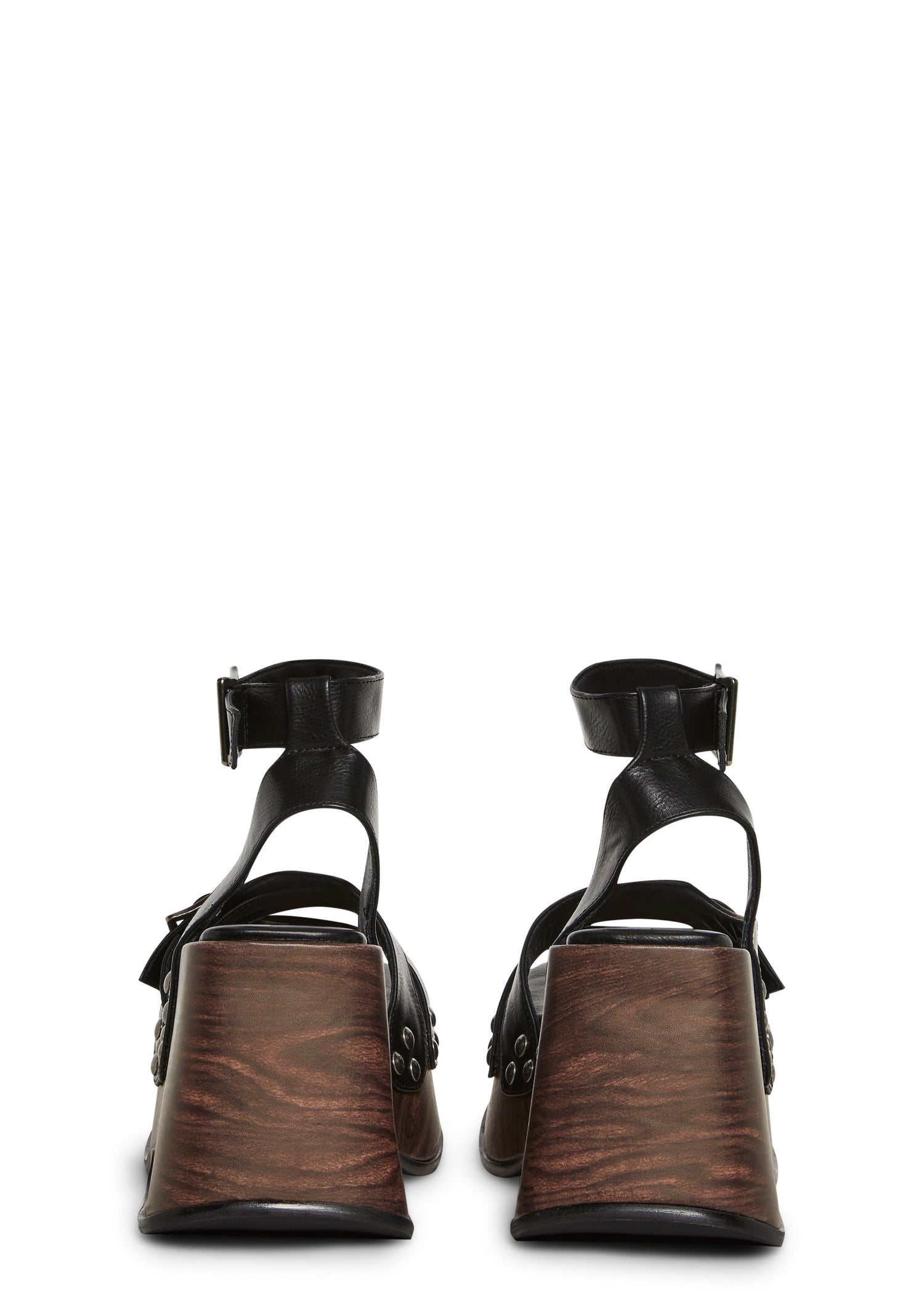 Summer Moves Platform Wedges - Black