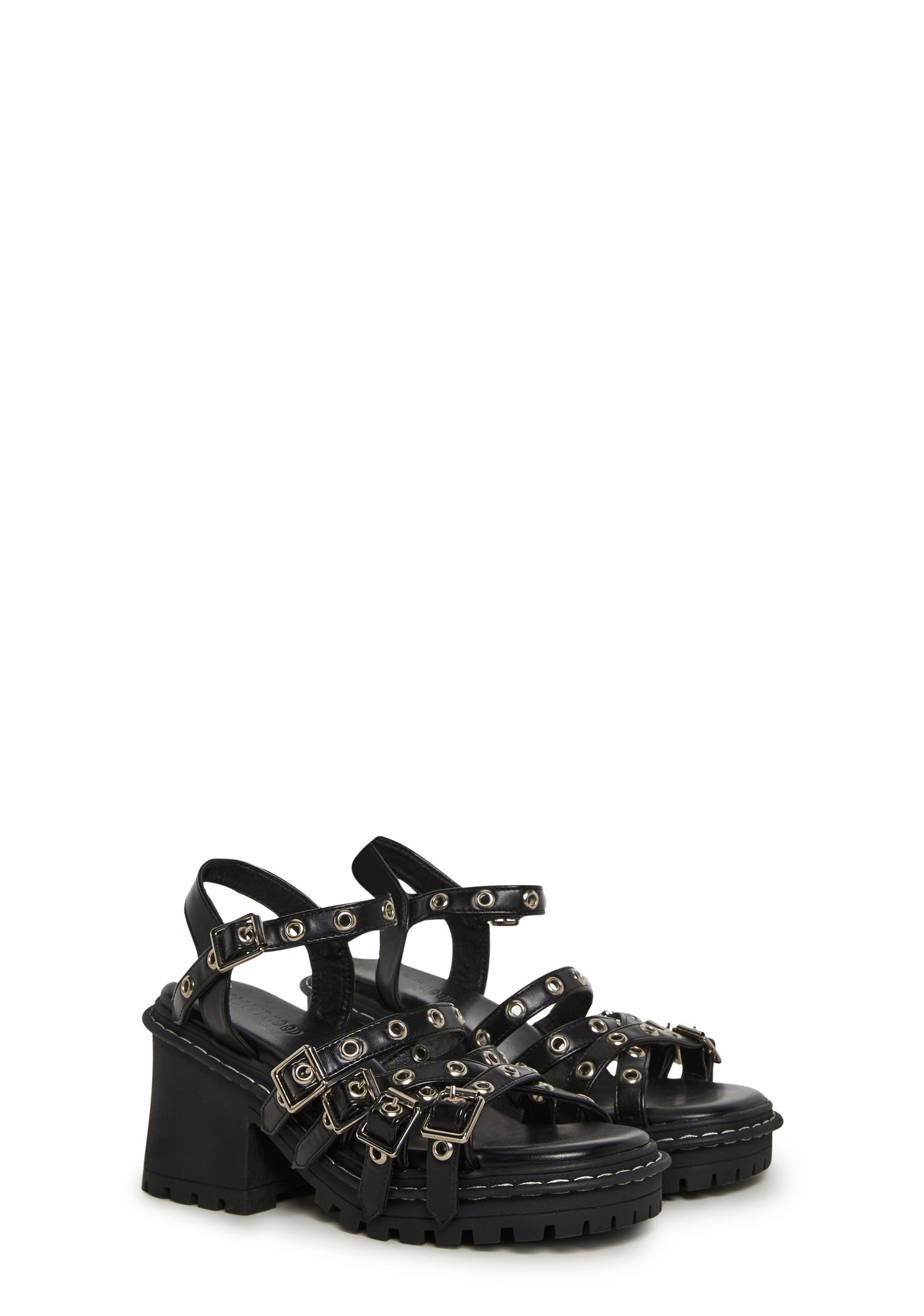 Tammy Buckled Eyelet Sandal