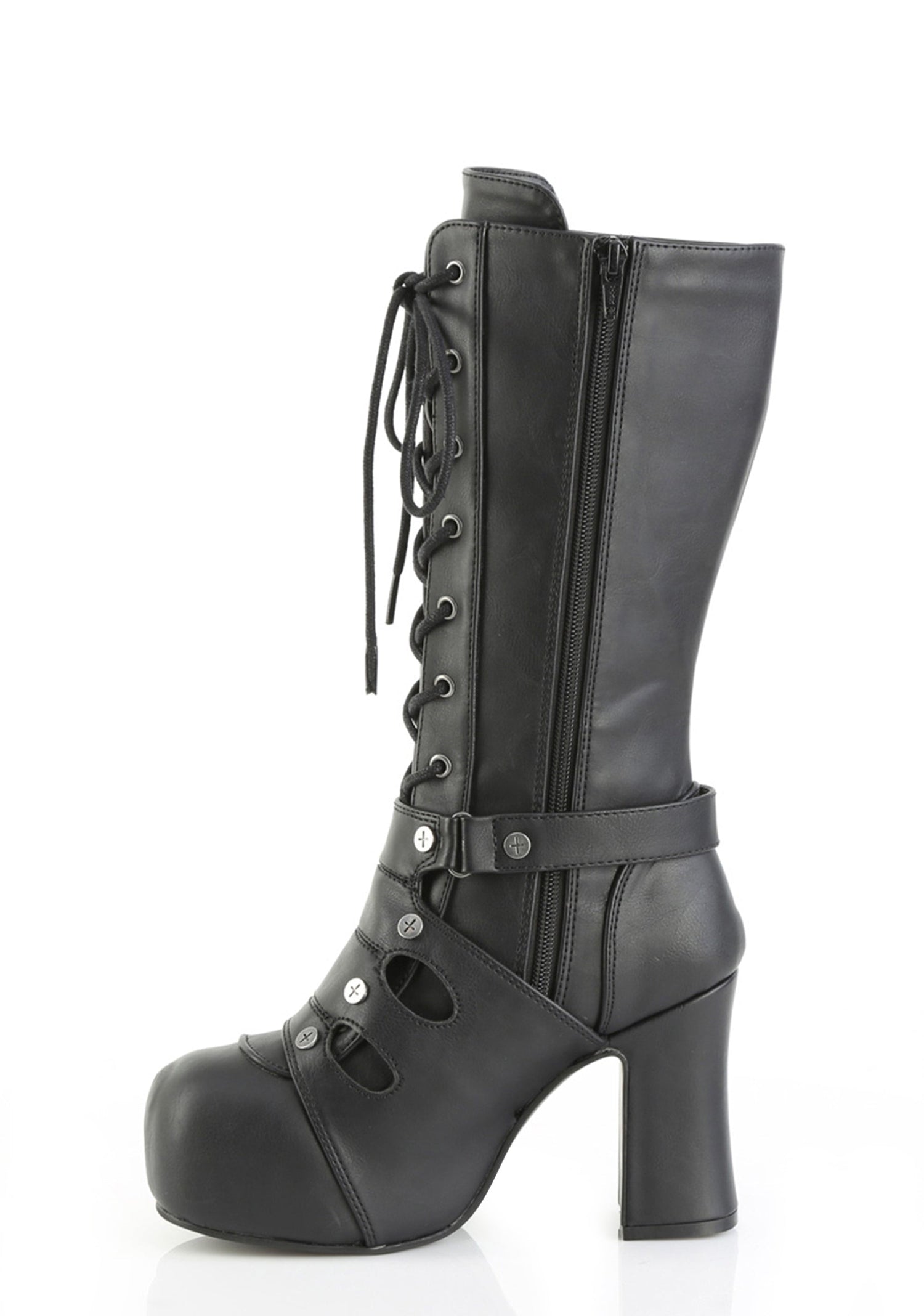 Gothika-152 Platform Mid-Calf Boots