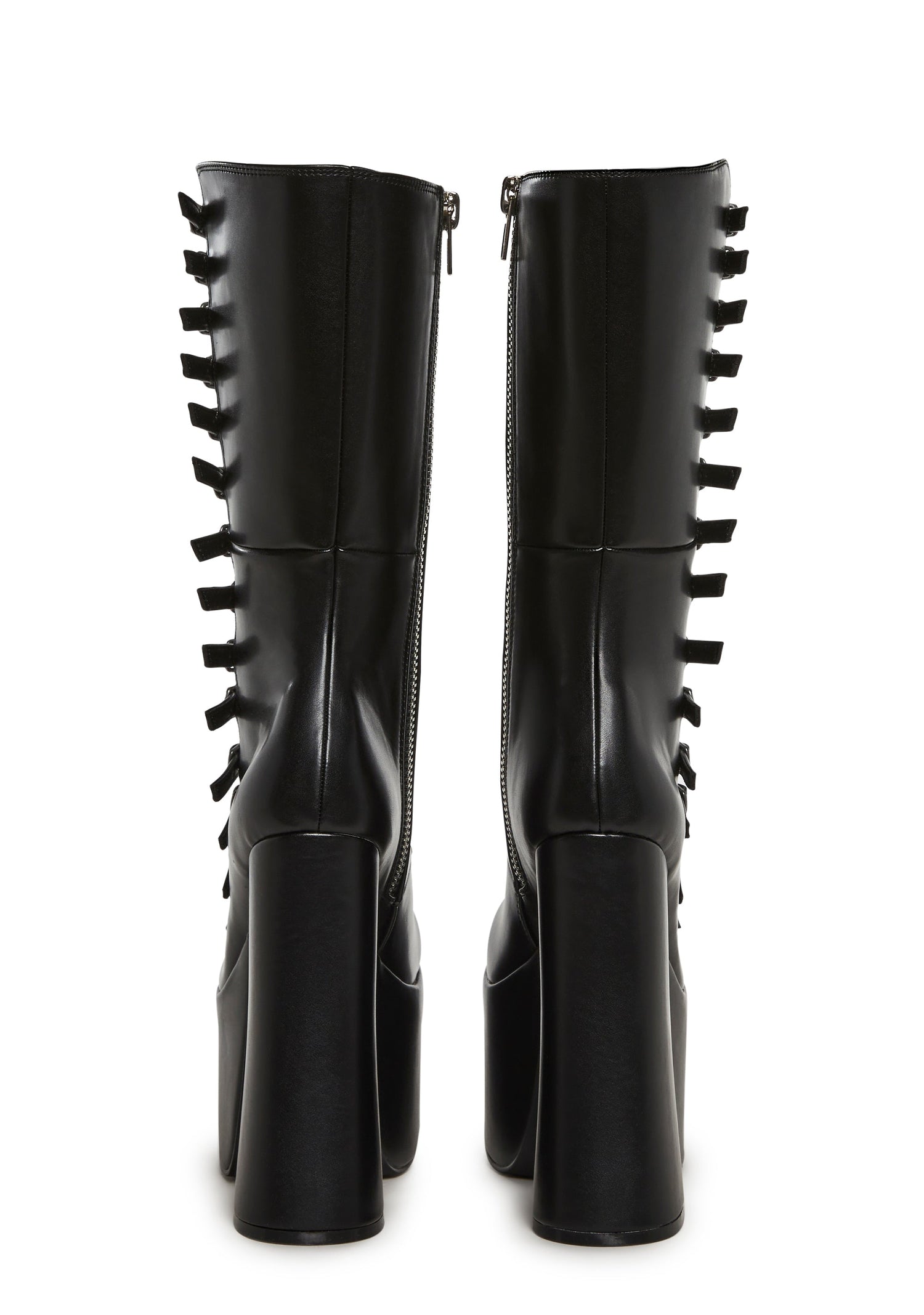 Hardcore Dazzle Platform Boots - Black