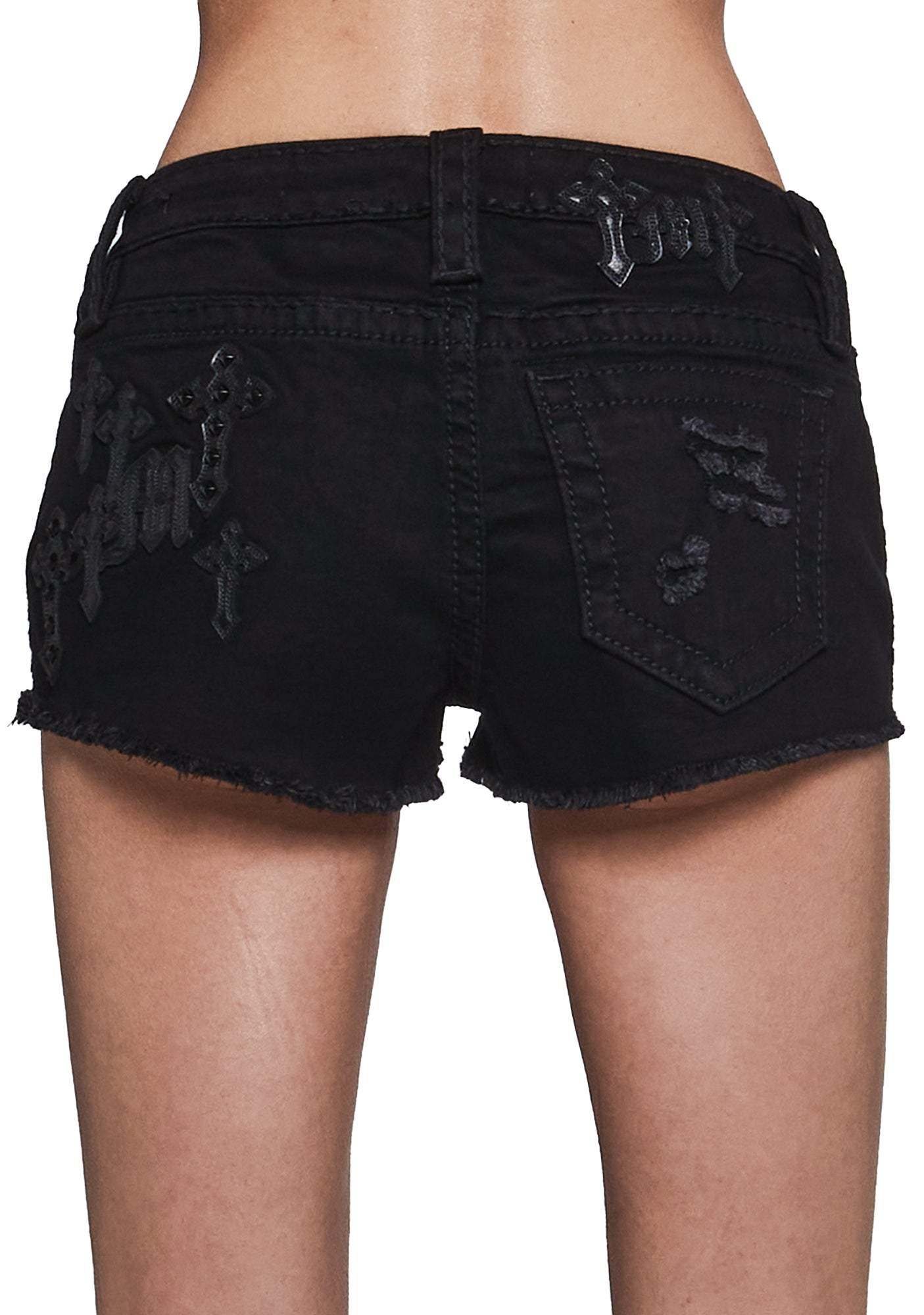 Relic Cross Low Rise Shorts - Black