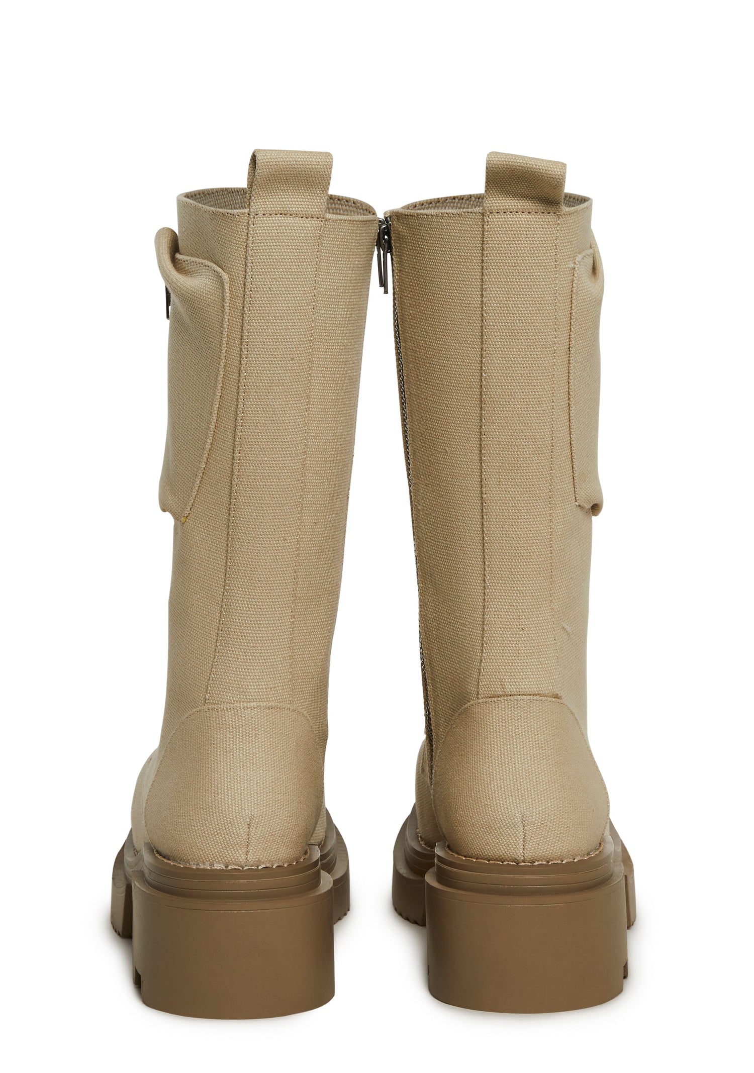 Desert Pocket Combat Boot - Sand